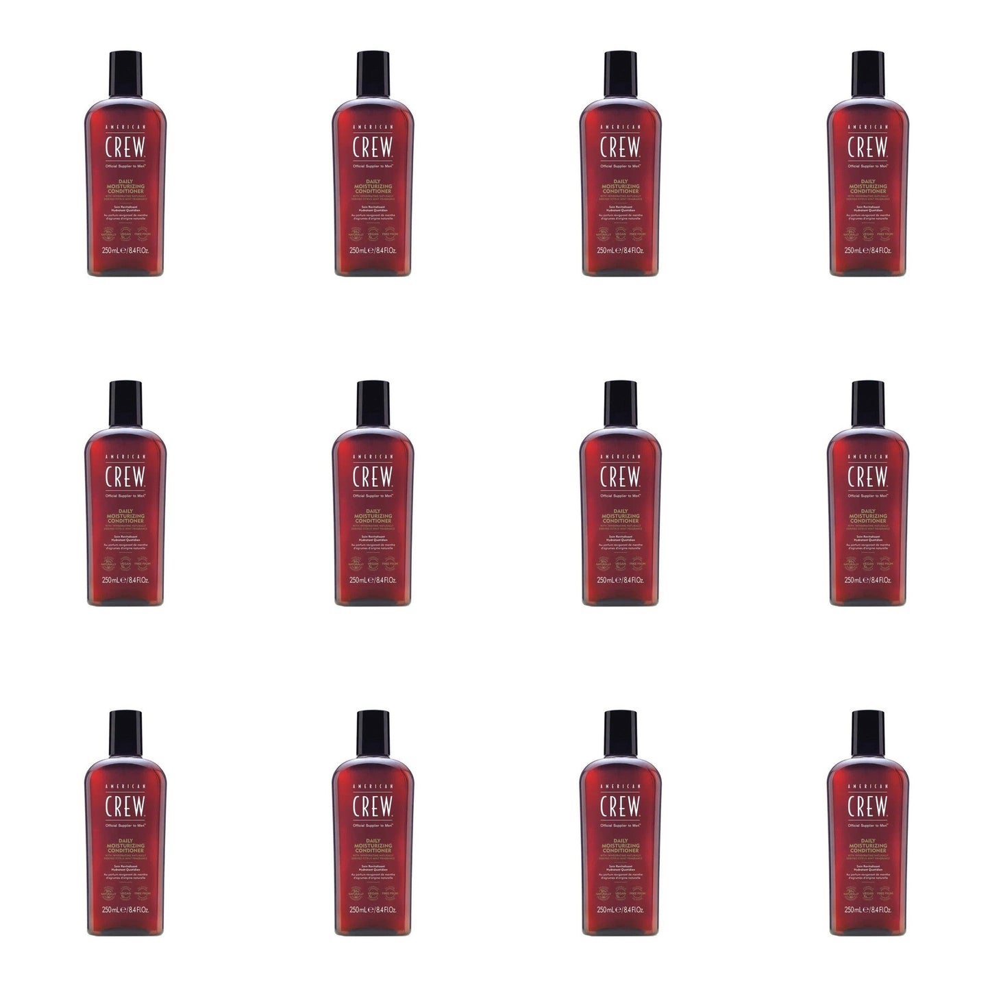 American Crew Daily Moisturising Conditioner 250ml 12 Pack