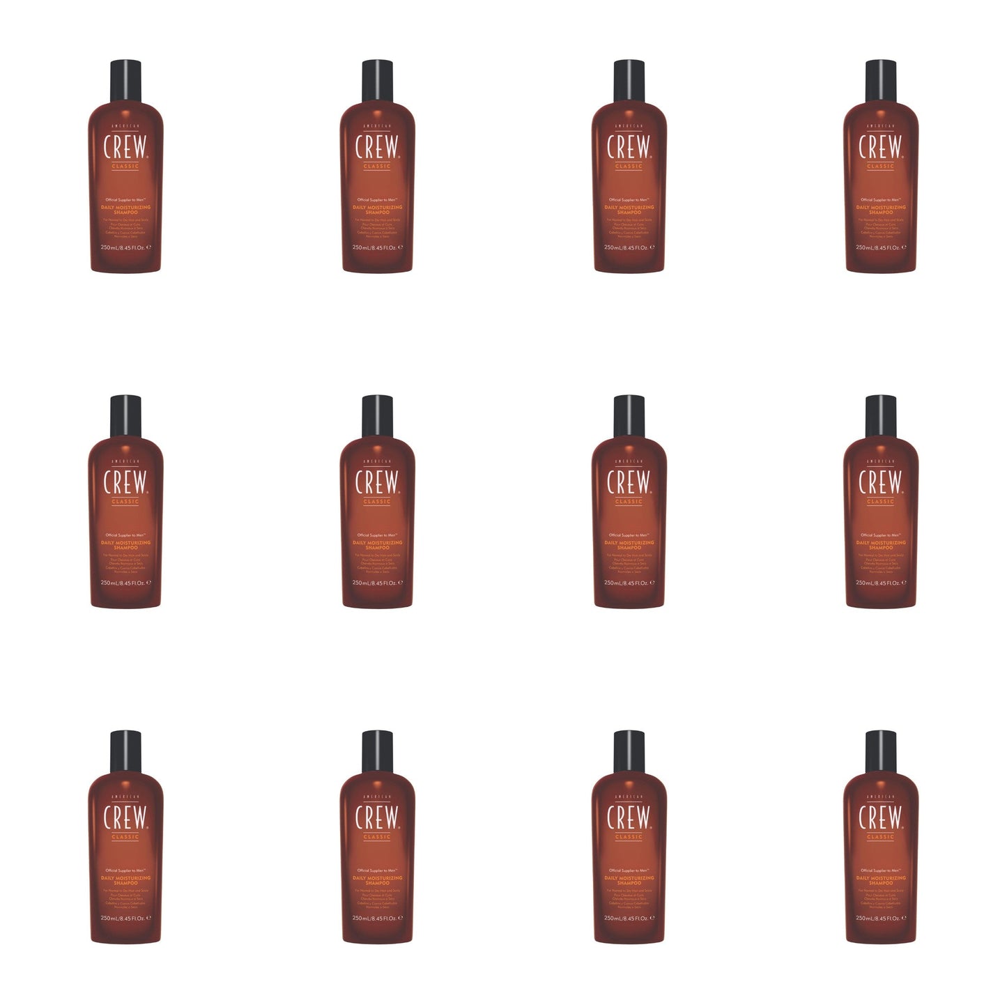 American Crew Daily Moisturising Shampoo 250ml 12 Pack