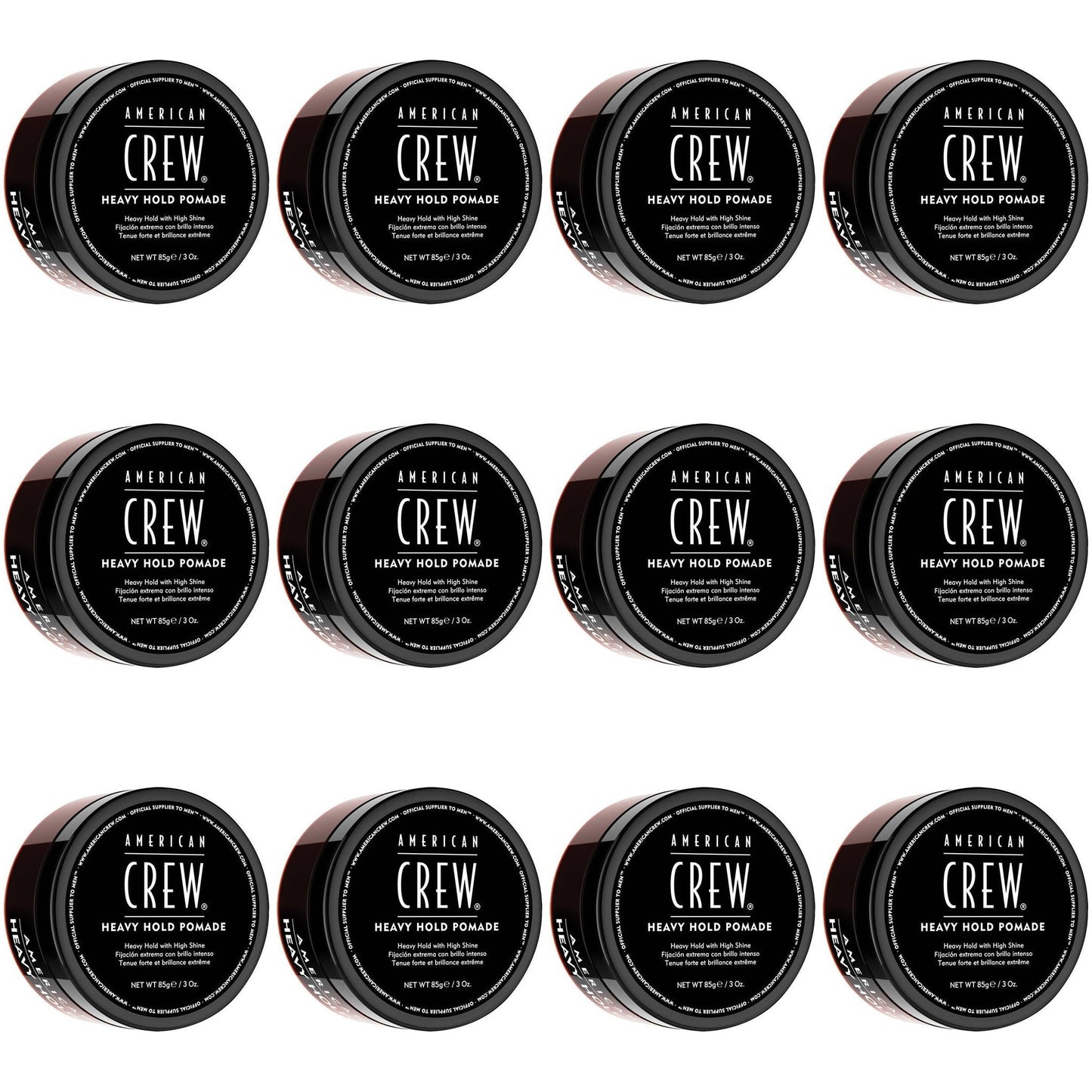 American Crew Heavy Hold Pomade 85g 12 Pack
