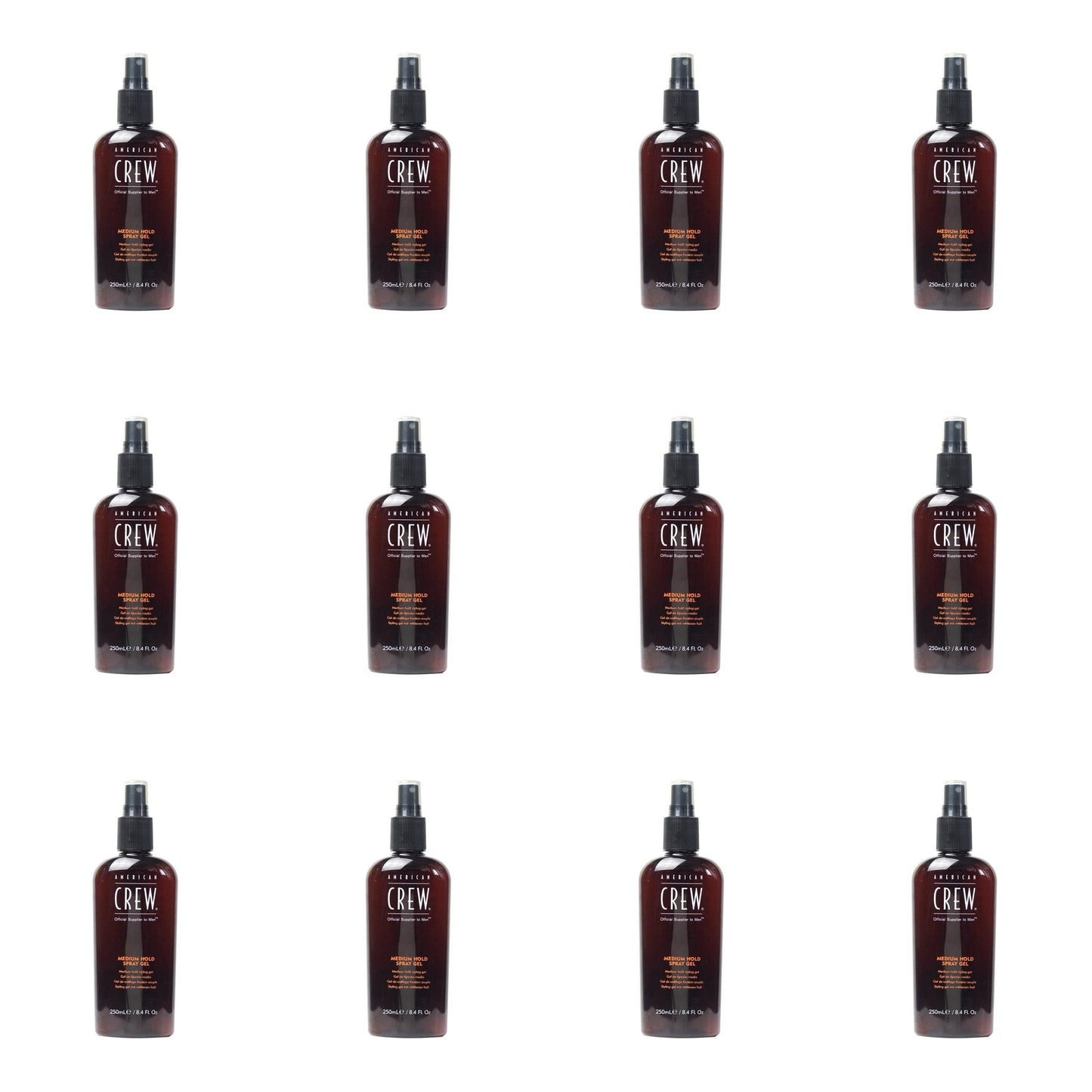 American Crew Medium Hold Gel Spray 250ml 12 Pack
