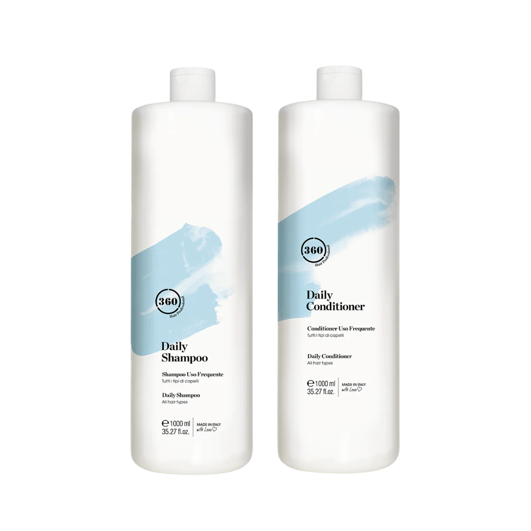 360 Daily Shampoo & Conditioner 1000ml Duo