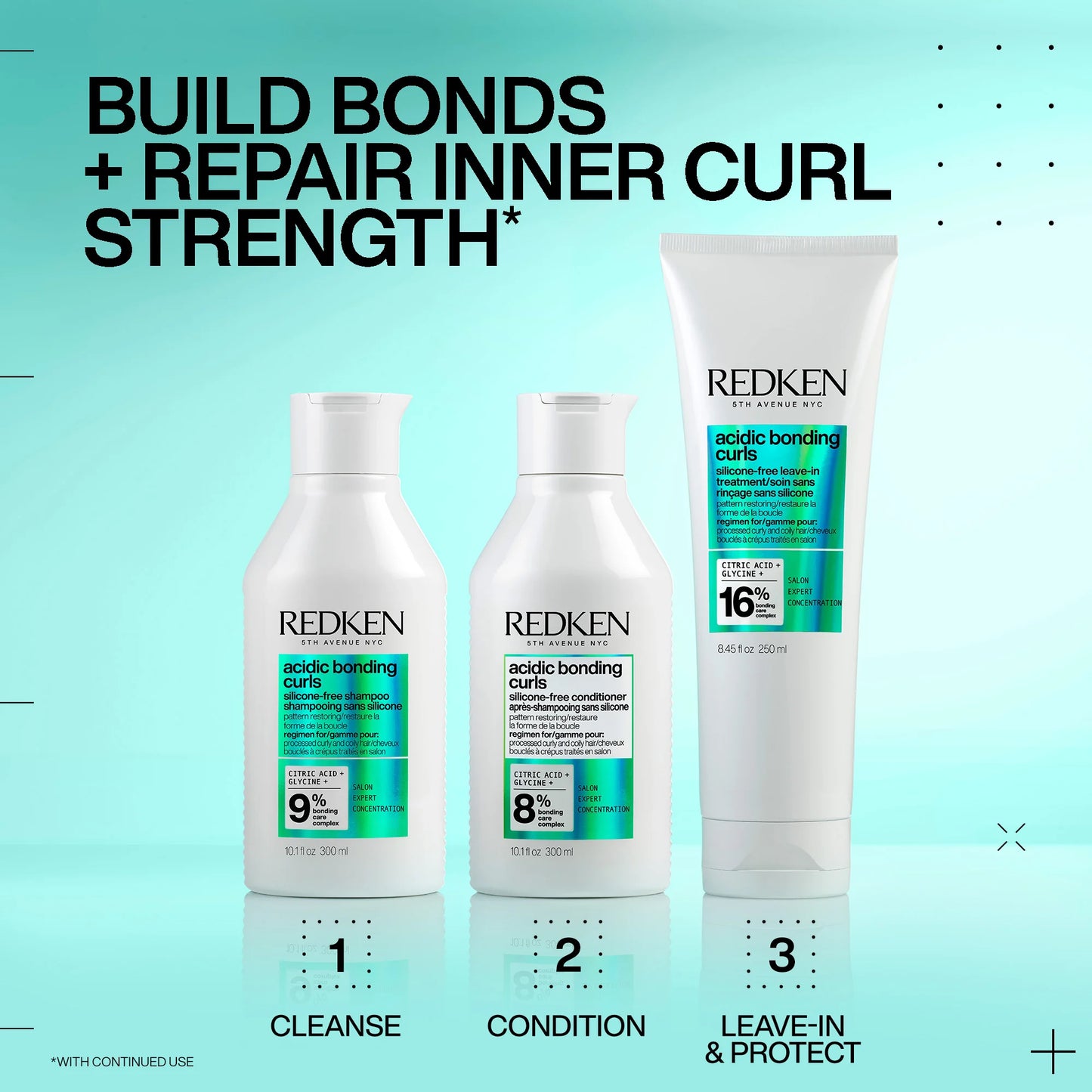 Redken Acidic Bonding Curls Silicone-Free Shampoo 300mL