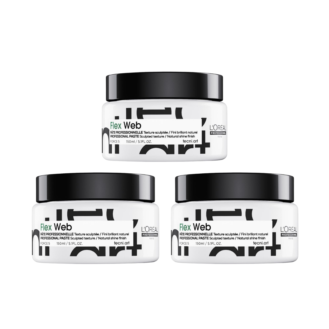 L'Oréal Tecni.Art Flex Web Sculpting Paste 150ml Trio