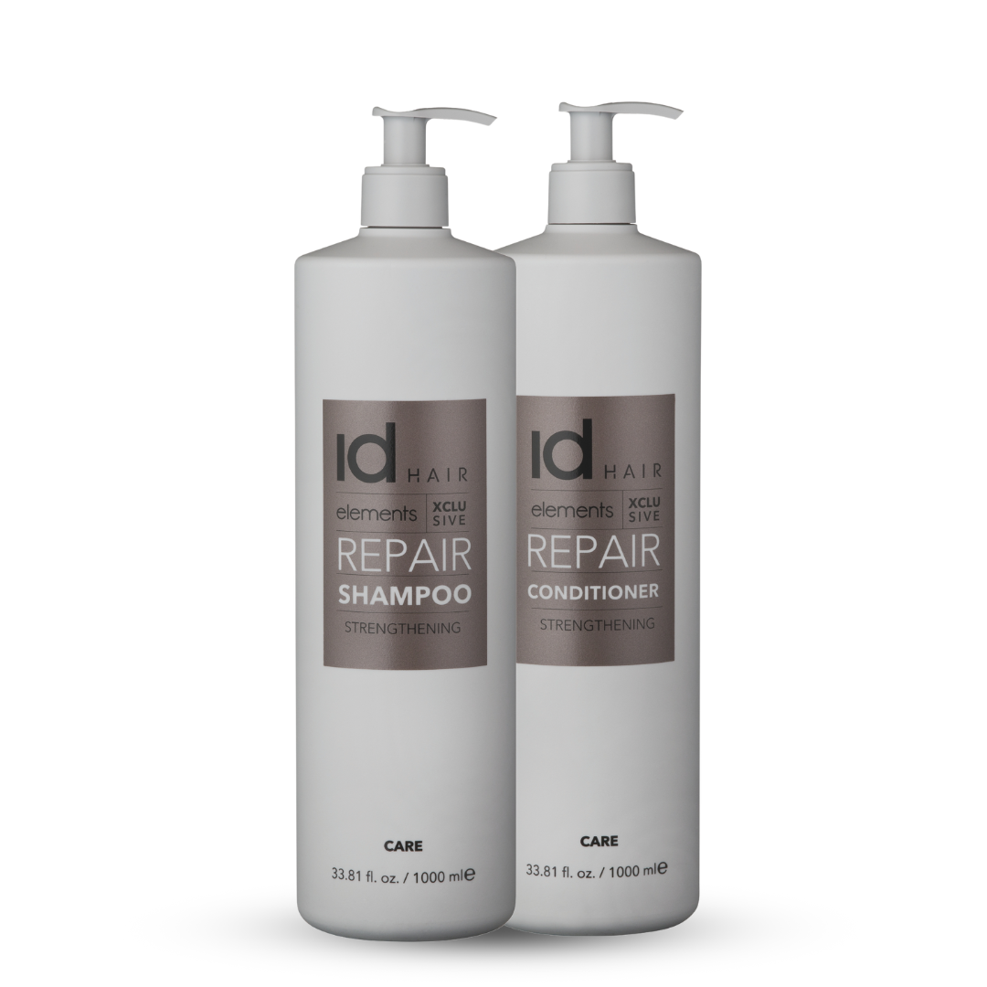 idHAIR Elements Xclusive Repair Shampoo & Conditioner 1000ml Duo