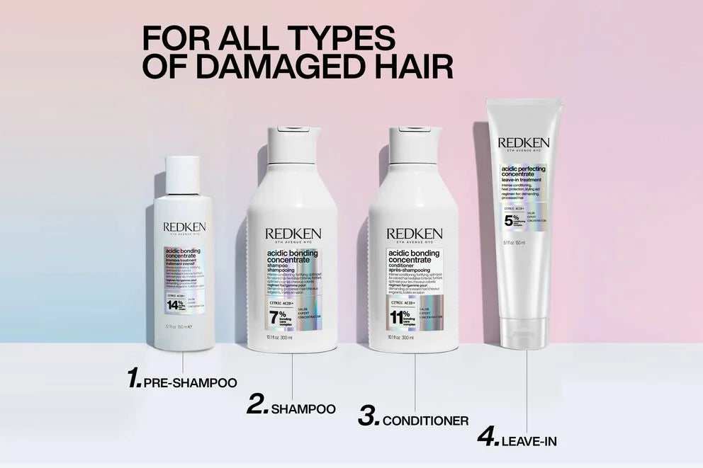 Redken Acidic Perfecting Concentrate Leave-In Treatment 150ml Trio