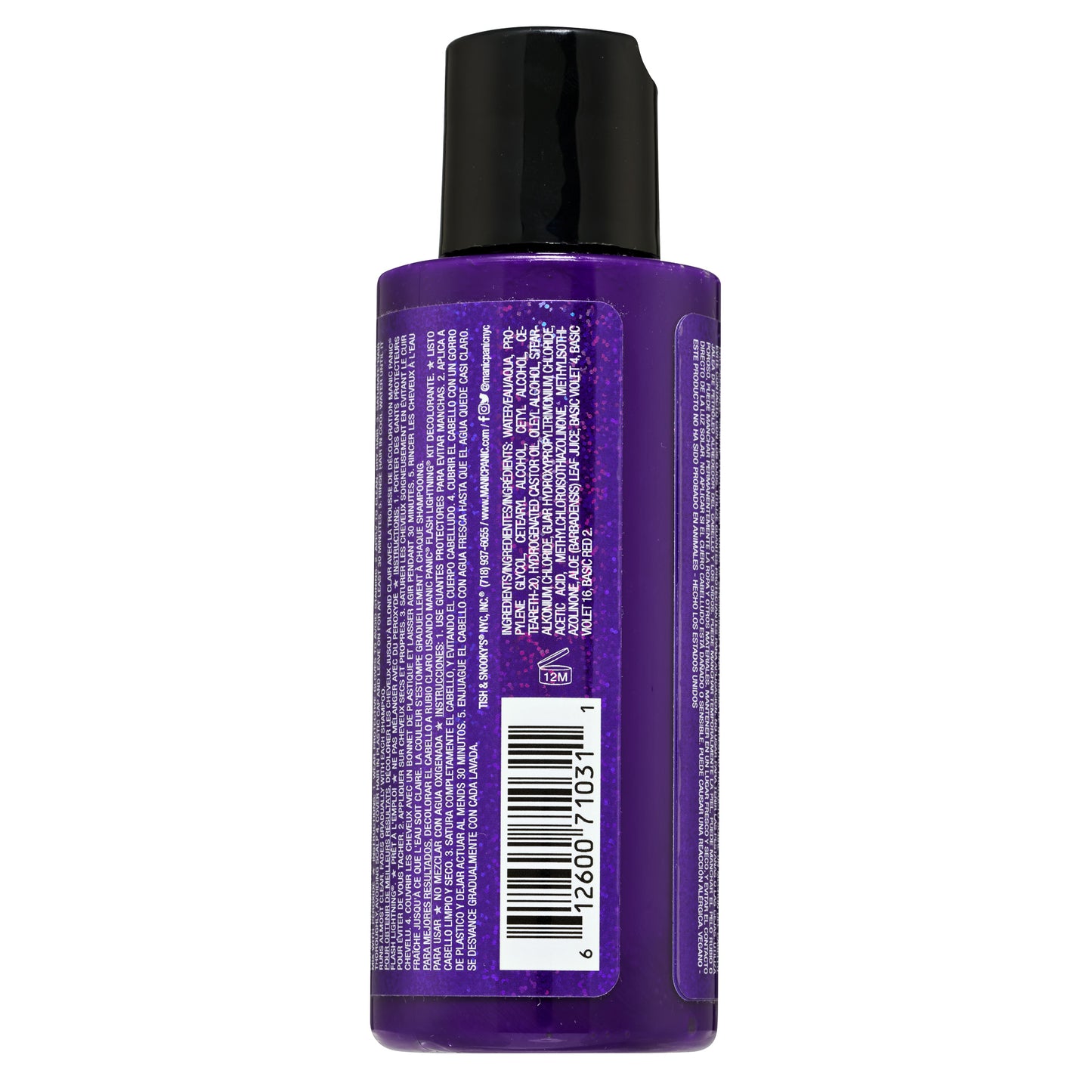 Manic Panic Ultra Violet Amplified Bottle 118ml - Salon Warehouse