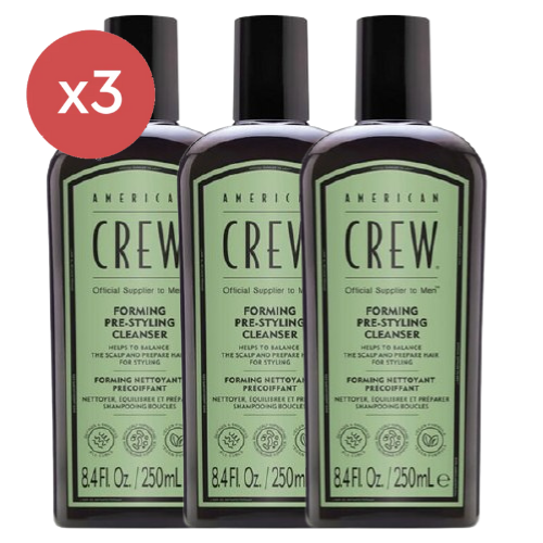 American Crew Forming Shampoo 250ml Trio - Salon Warehouse