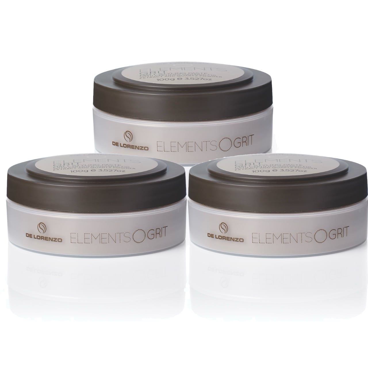 De Lorenzo Elements Grit Matt Styling Paste 100g Trio - Salon Warehouse