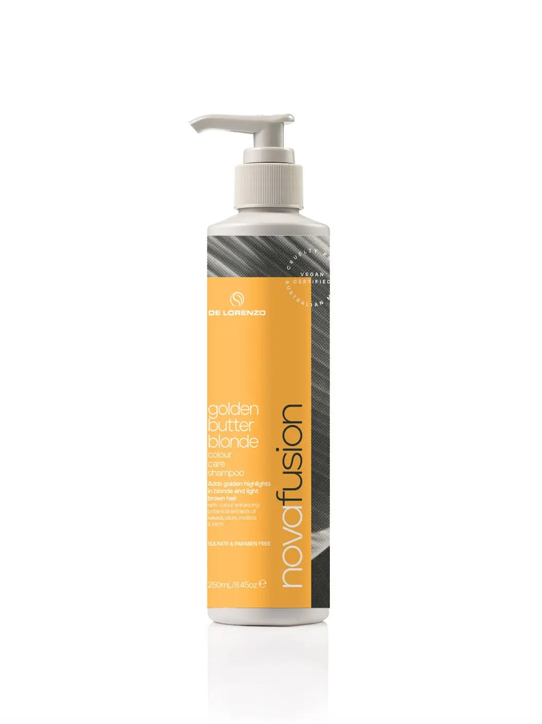 De Lorenzo Novafusion Colour Care Shampoo Golden Butter Blonde 250ml - Salon Warehouse