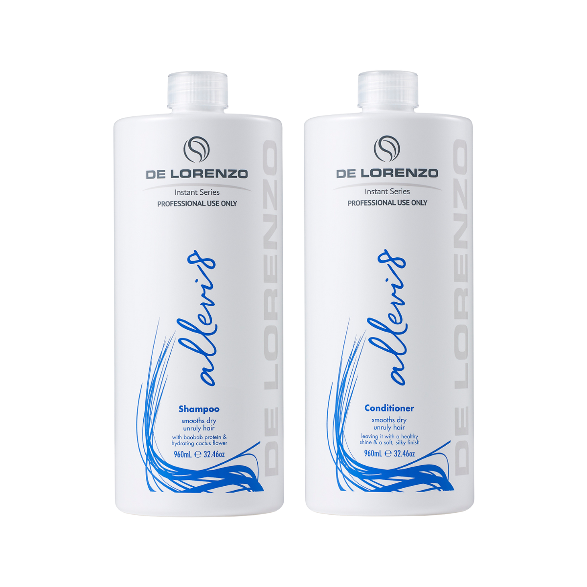 De Lorenzo Instant Allevi8 Shampoo & Conditioner Duo 960ml