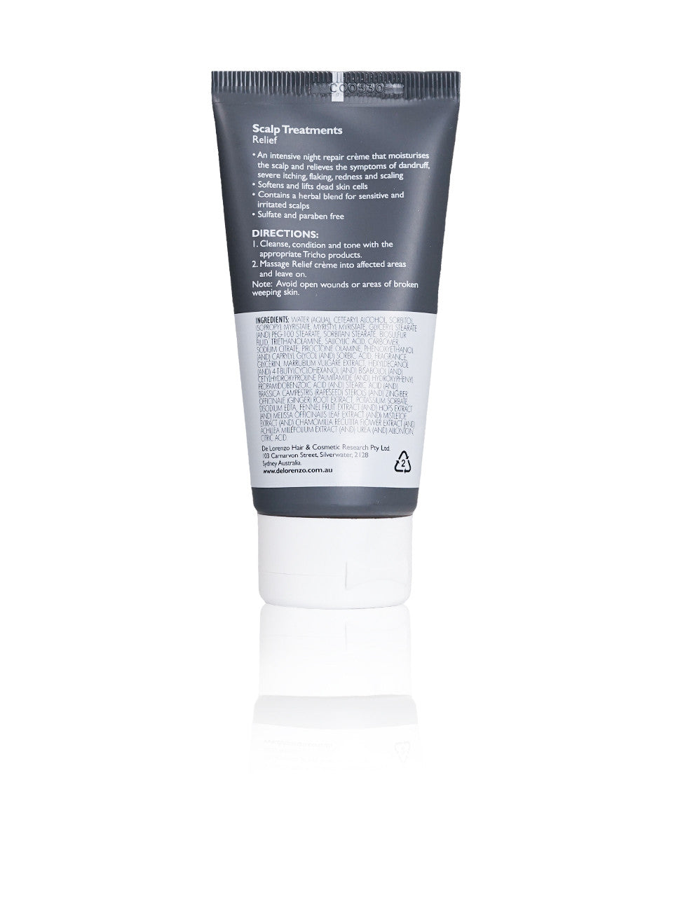 De Lorenzo Tricho Series Scalp Treatments Relief 50g