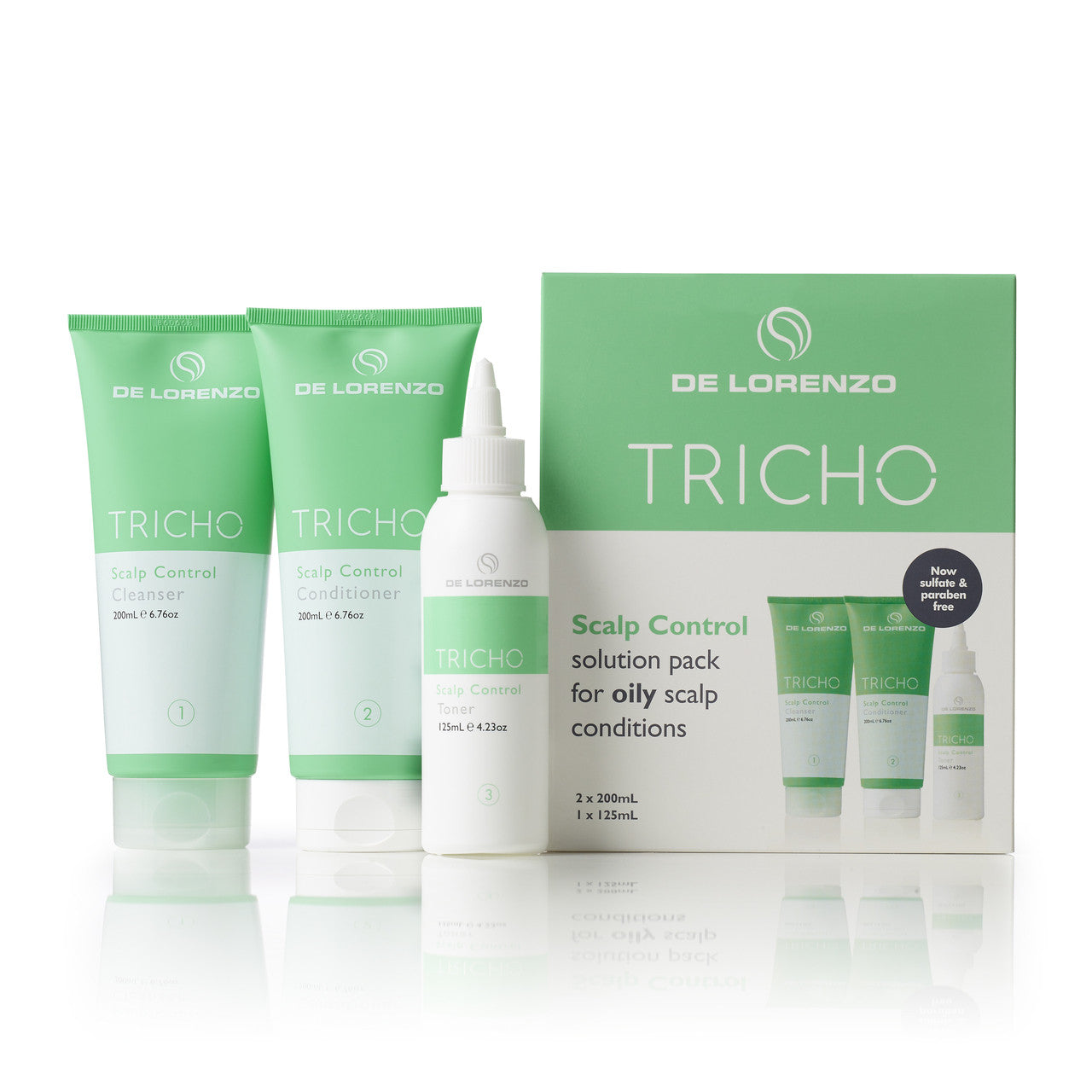 De Lorenzo Tricho Series Solution Scalp Control Trio Pack