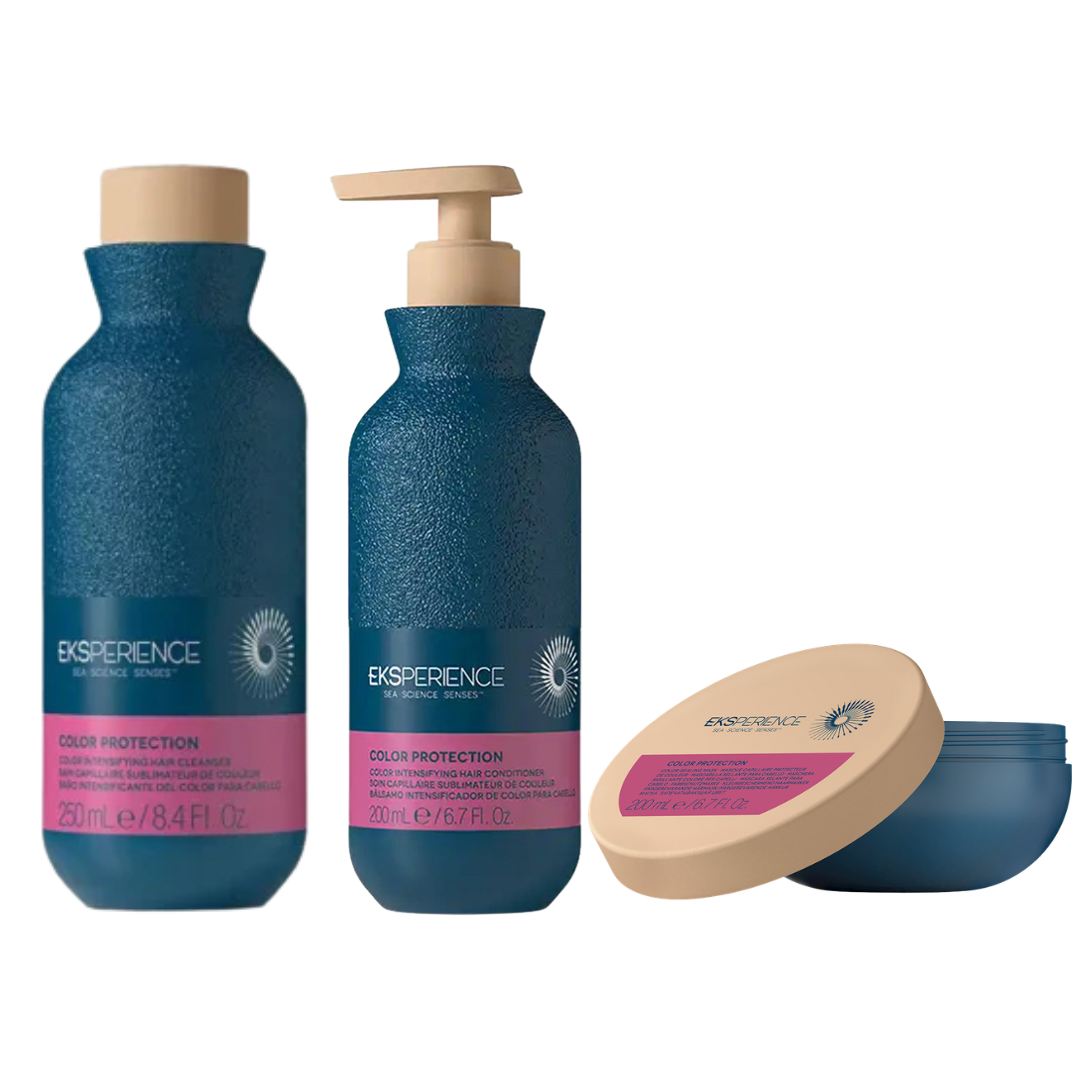Revlon Professional Eksperience Colour Protection Cleanser 250ml, Conditioner 200ml & Mask 200ml Trio