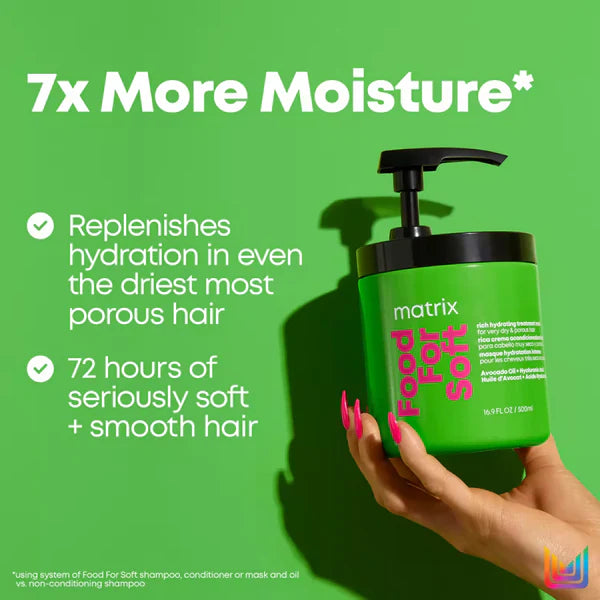 Matrix Food for Soft Rich Hydrating Mask Treatment 500ml - Salon Warehouse