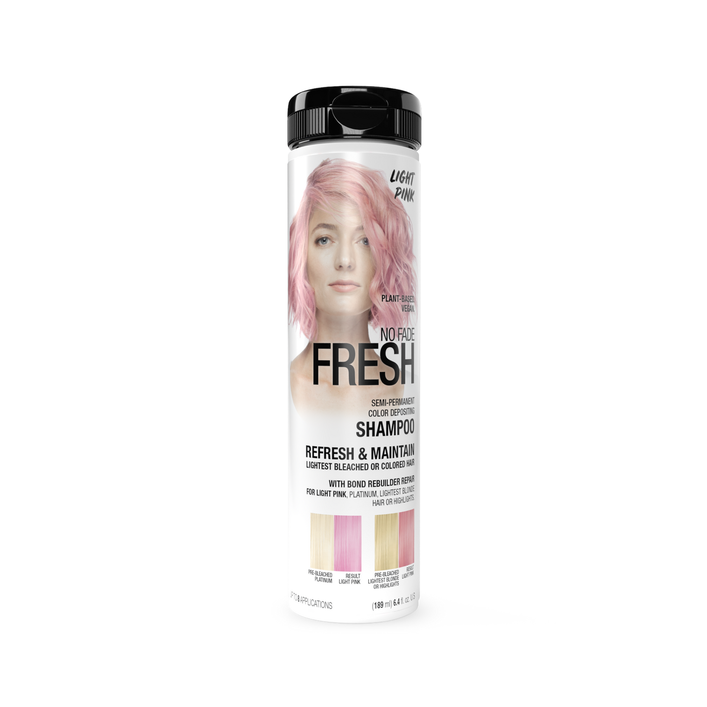 No Fade Fresh Semi Permanent Colour Depositing Shampoo Light Pink 189ml