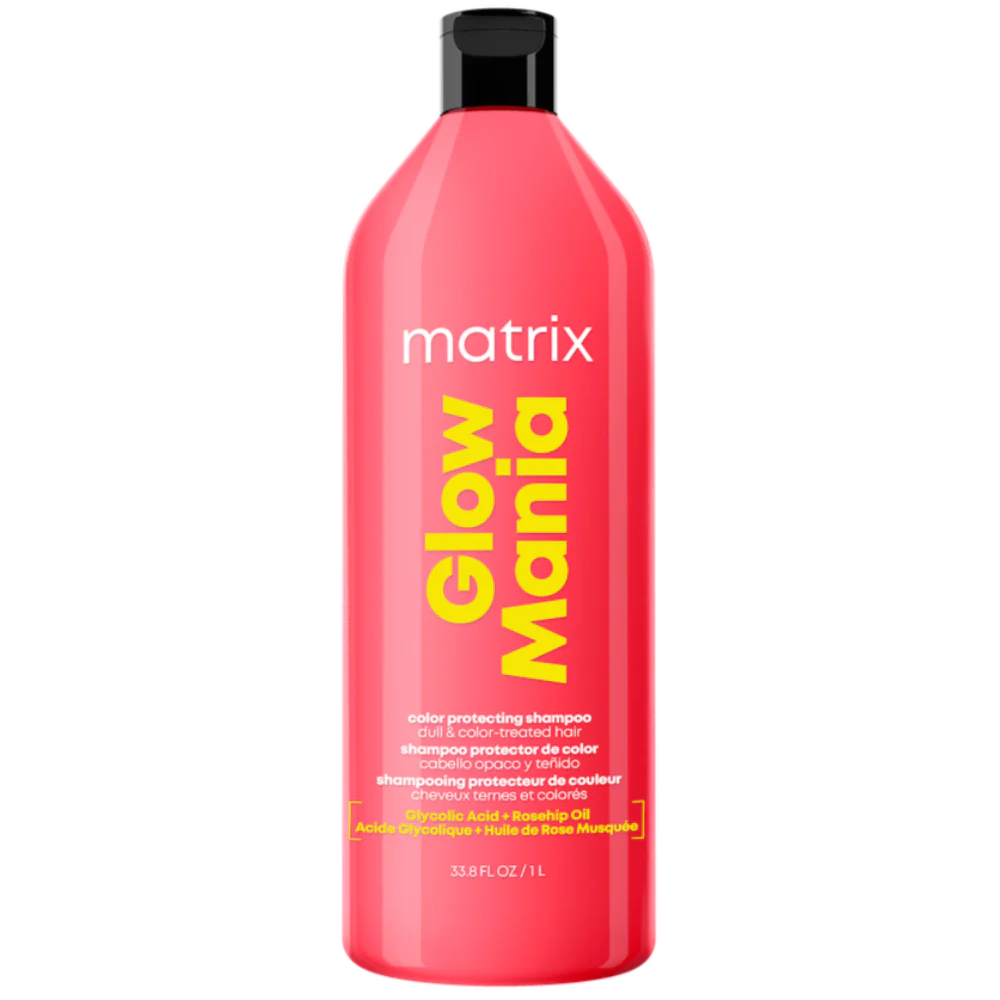 Matrix Glow Mania Colour Protecting Shampoo 1000ml - Salon Warehouse