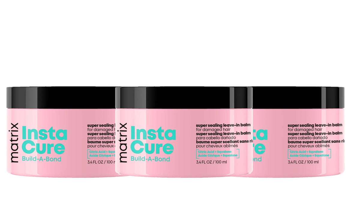 Matrix Instacure Build-A-Bond Super Sealing Leave-In Balm 75ml Trio - Salon Warehouse