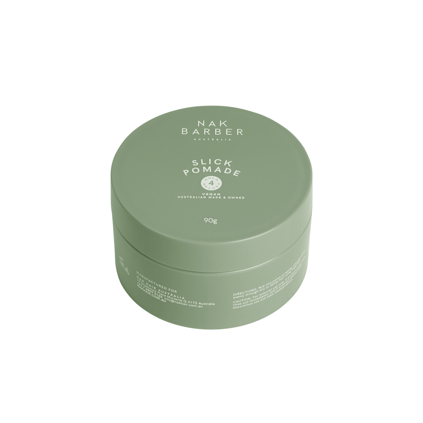 NAK Hair Barber Slick Pomade 90g - Salon Warehouse