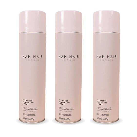 NAK Signature Fixation Finishing Spray 400g Trio - Salon Warehouse