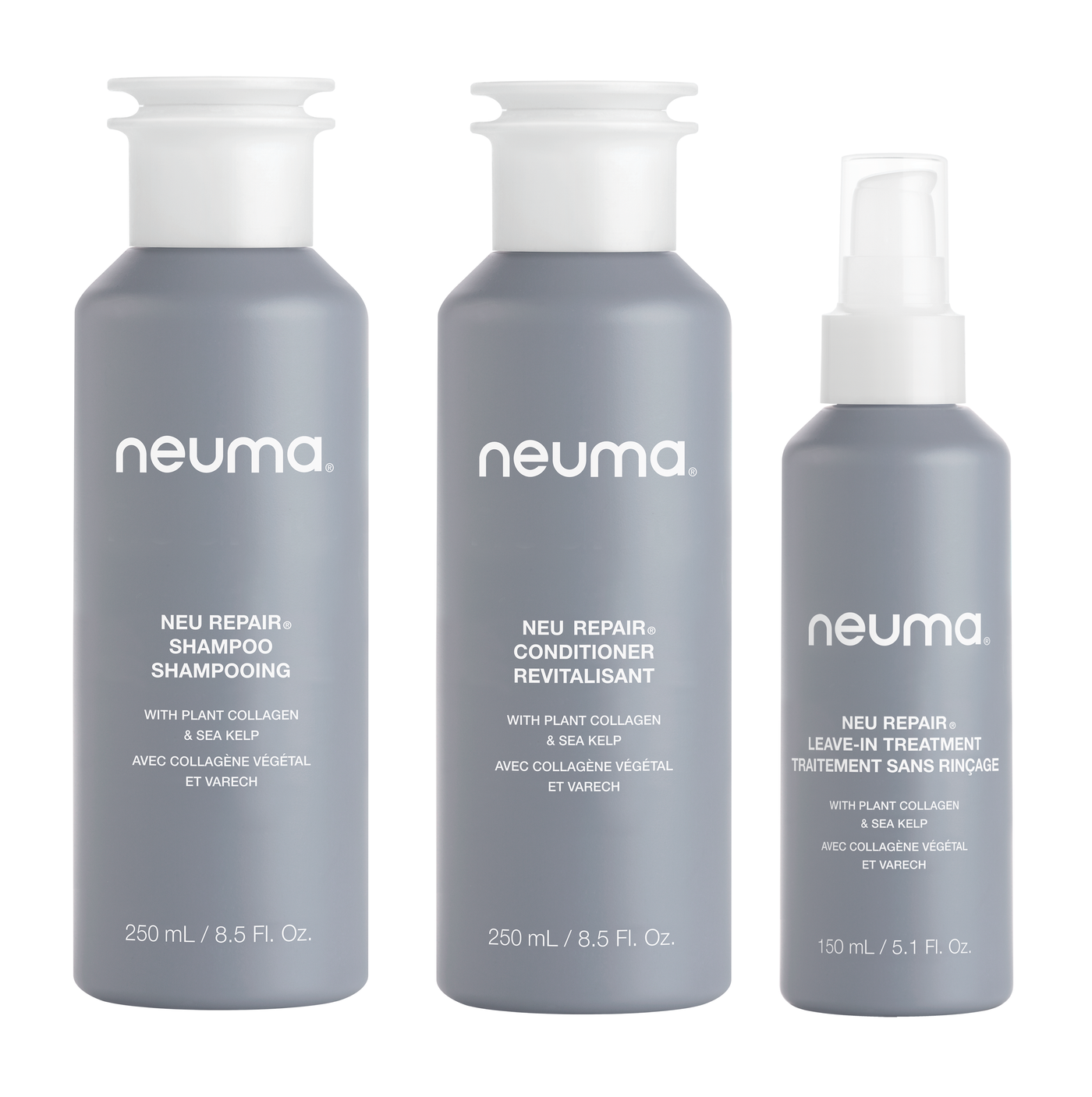 Neuma Neu Repair Shampoo & Conditioner 250ml + Leave-in Treatment 150ml Bundle