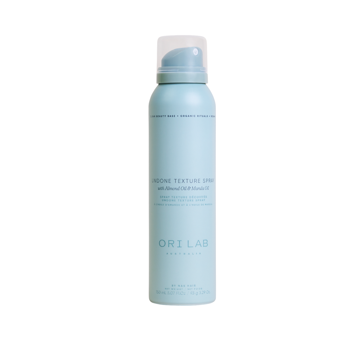 NAK Hair ORI Undone Texture Spray 150ml - Salon Warehouse