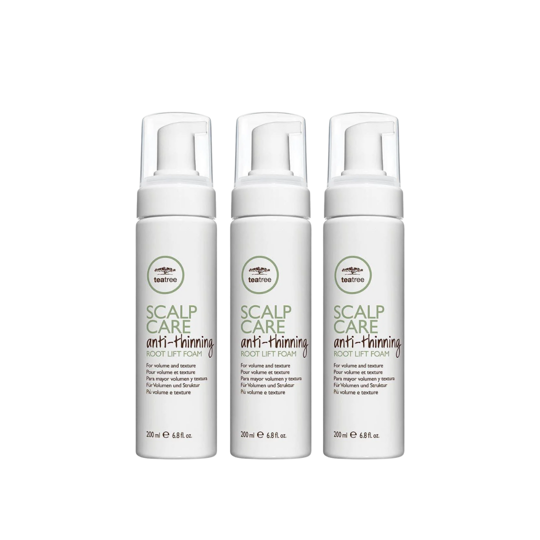 Paul Mitchell Tea Tree Scalp Care Anti-Thinning Root Lift Foam 200ml Trio