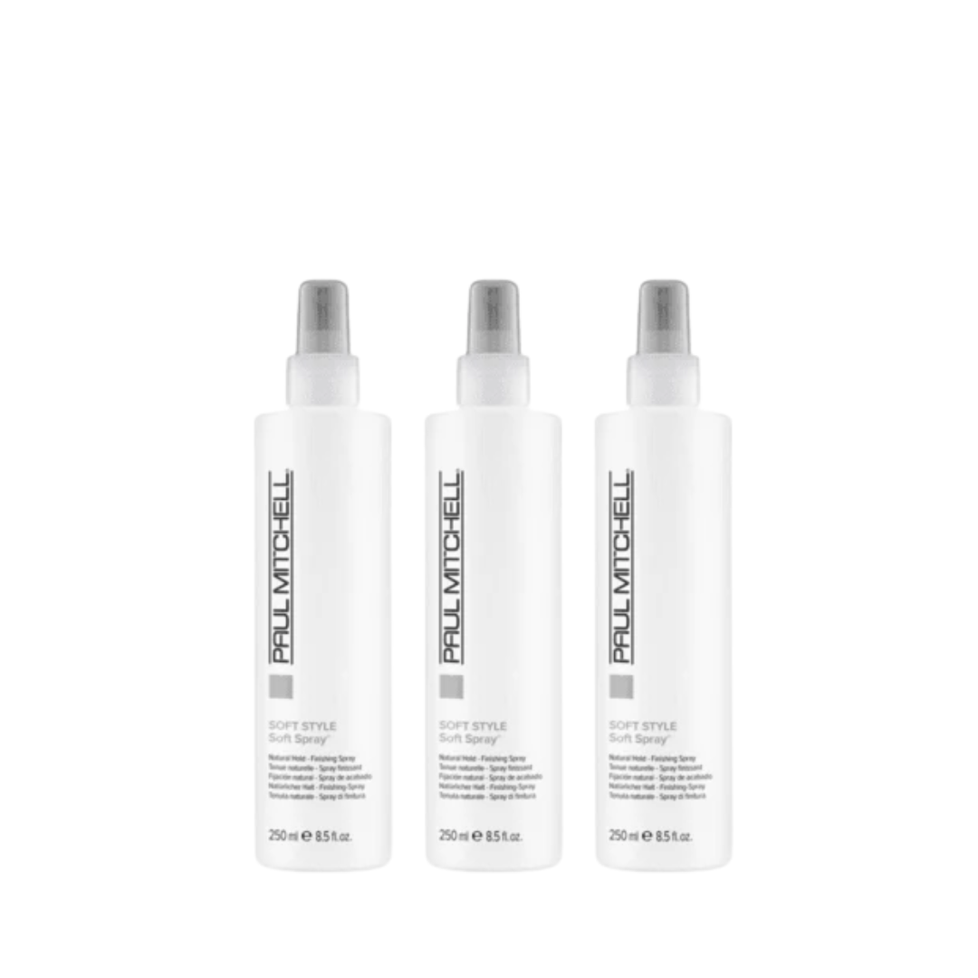 Paul Mitchell Soft Style Soft Sculpting Spray Gel 250ml Trio