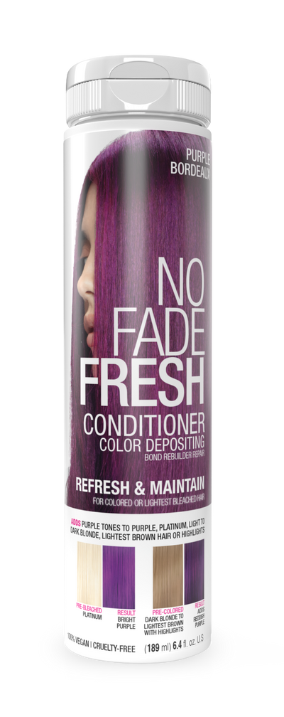 No Fade Fresh Semi Permanent Colour Depositing Conditioner Purple Bordeaux 189ml