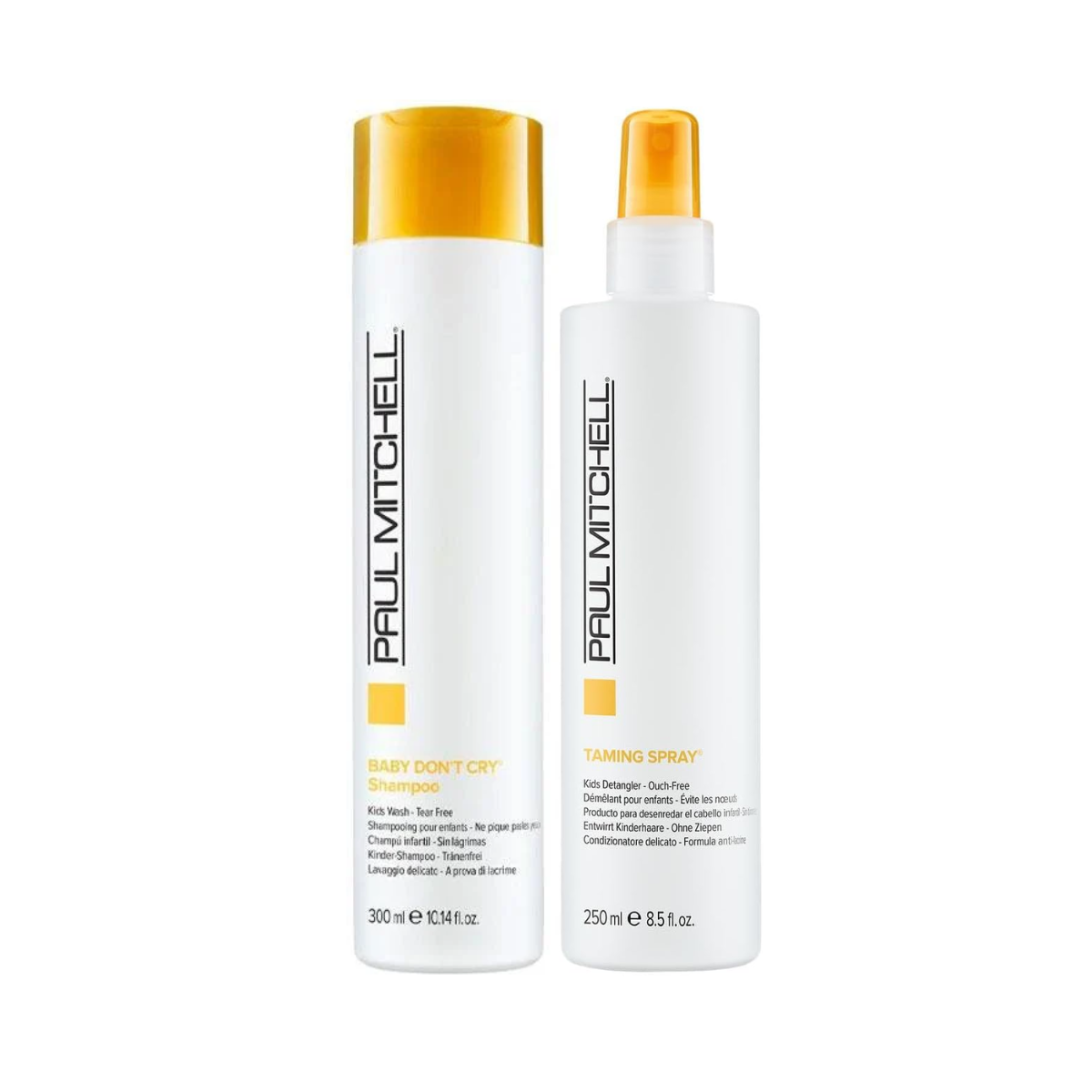 Paul Mitchell Baby Don't Cry Shampoo & Taming Spray Duo