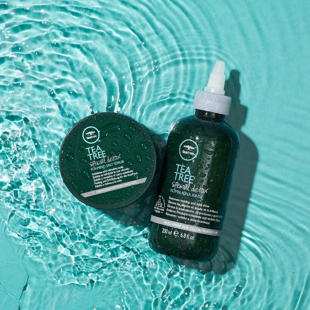 Paul Mitchell Tea Tree Special Detox Salt Scrub & Kombucha Rinse Gift Set