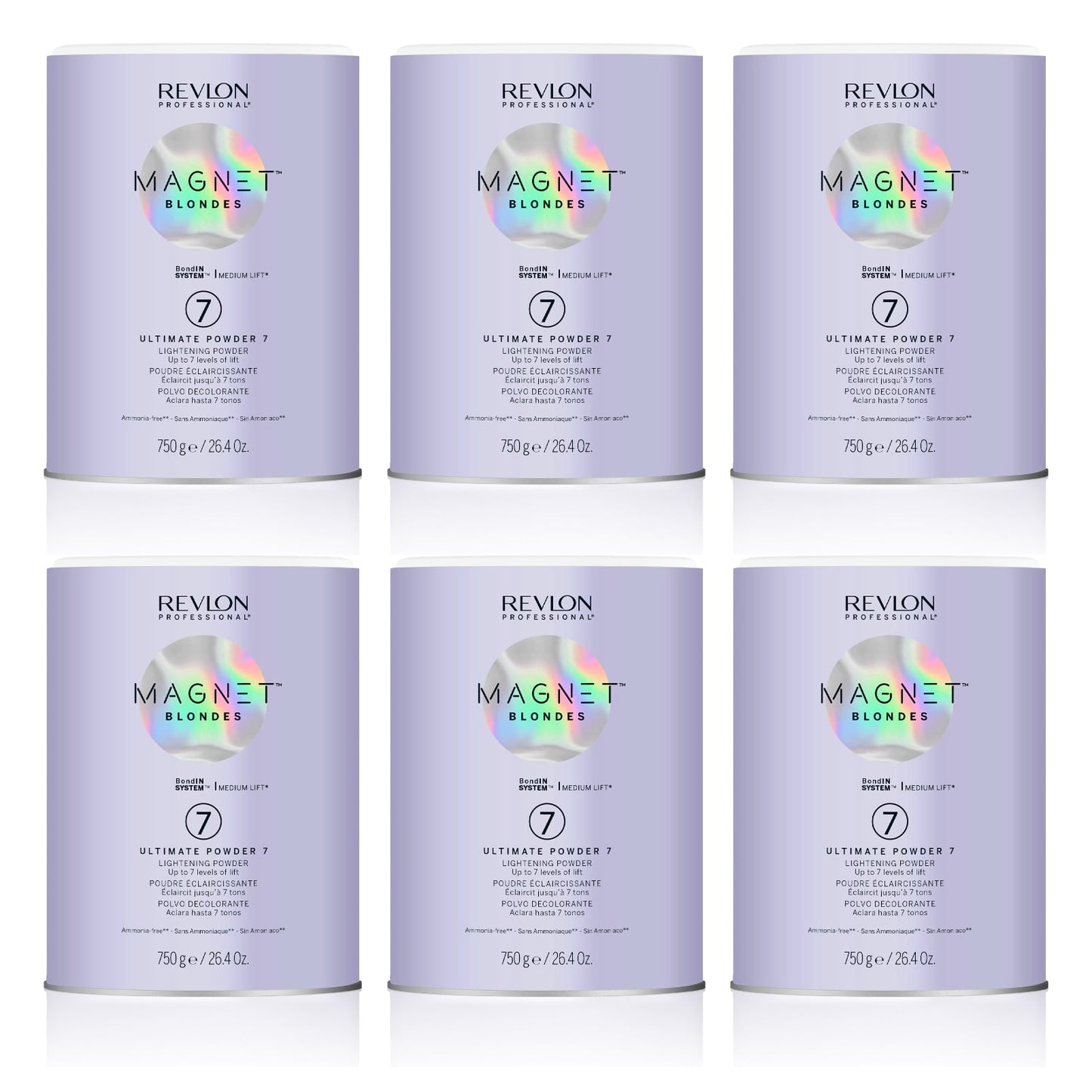 Revlon Professional Magnet Blondes 7 Powder 6 x 750g