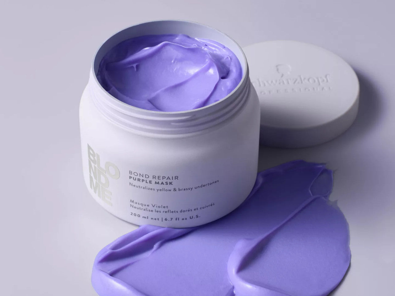 Schwarzkopf Professional Blondme Bond Repair Purple Mask 200ml - Salon Warehouse