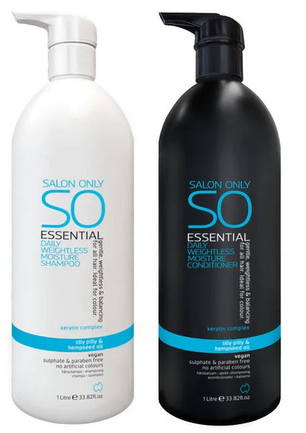 Salon Only SO Essential Shampoo & Conditioner Duo - 1 Litre