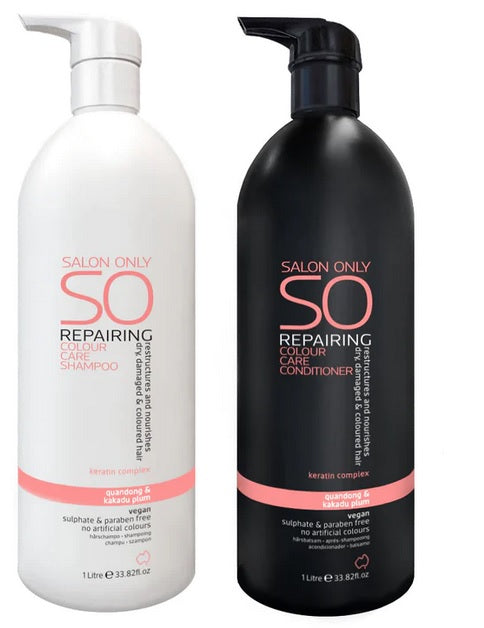 Salon Only SO Repairing Shampoo & Conditioner Duo - 1 Litre