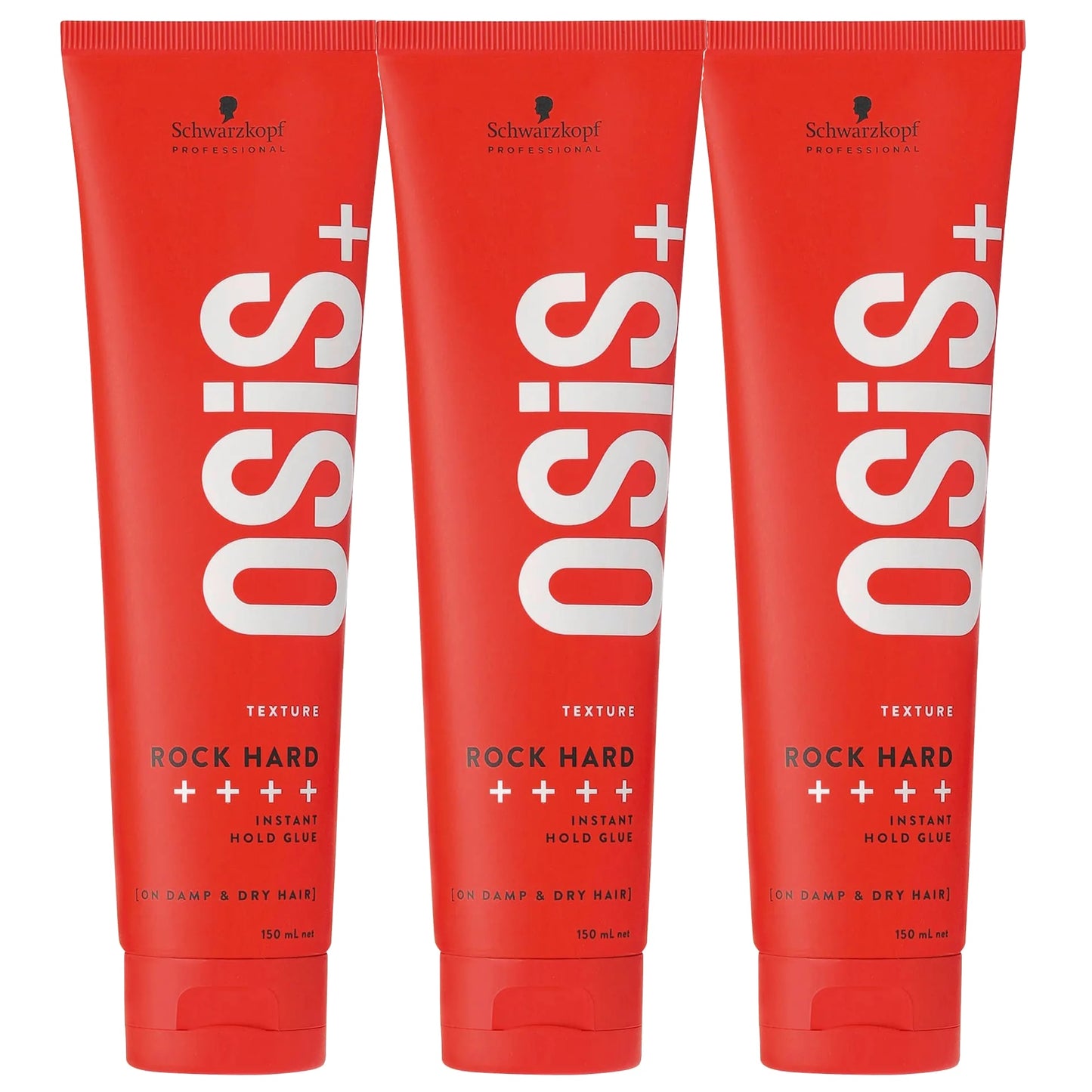 Schwarzkopf Professional Osis+ Rock Hard Instant Hold Glue 150ml Trio - Salon Warehouse