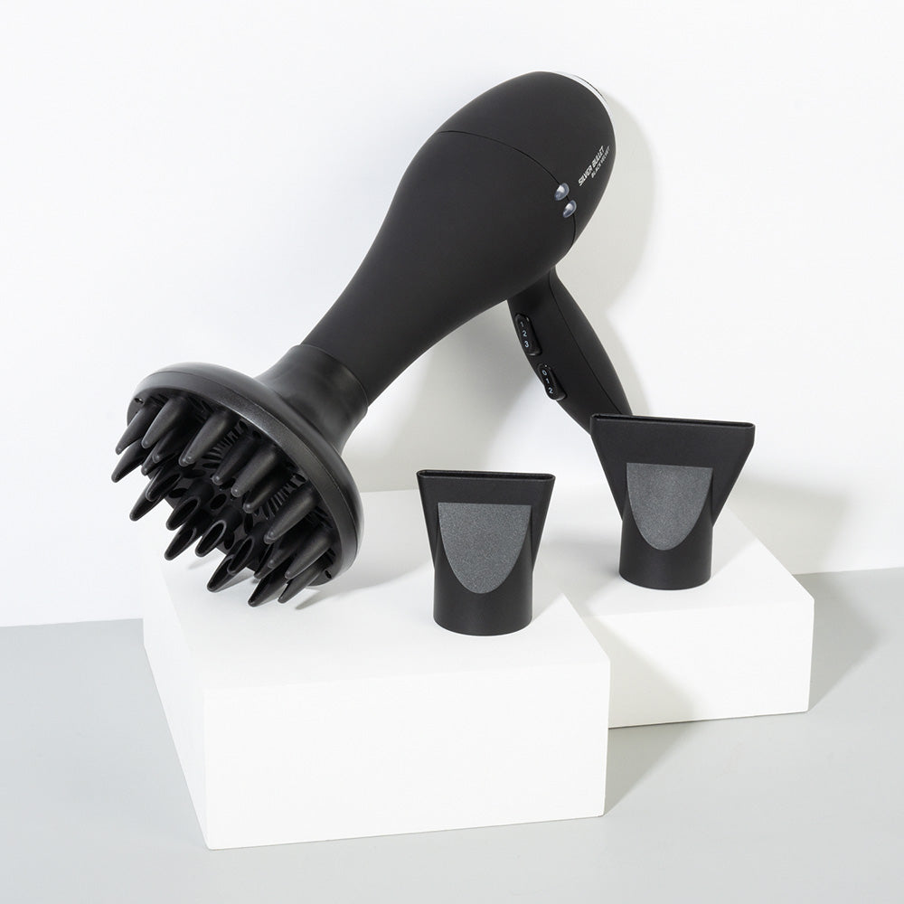 Silver Bullet Black Velvet Dryer with Diffuser 2000W - Salon Warehouse