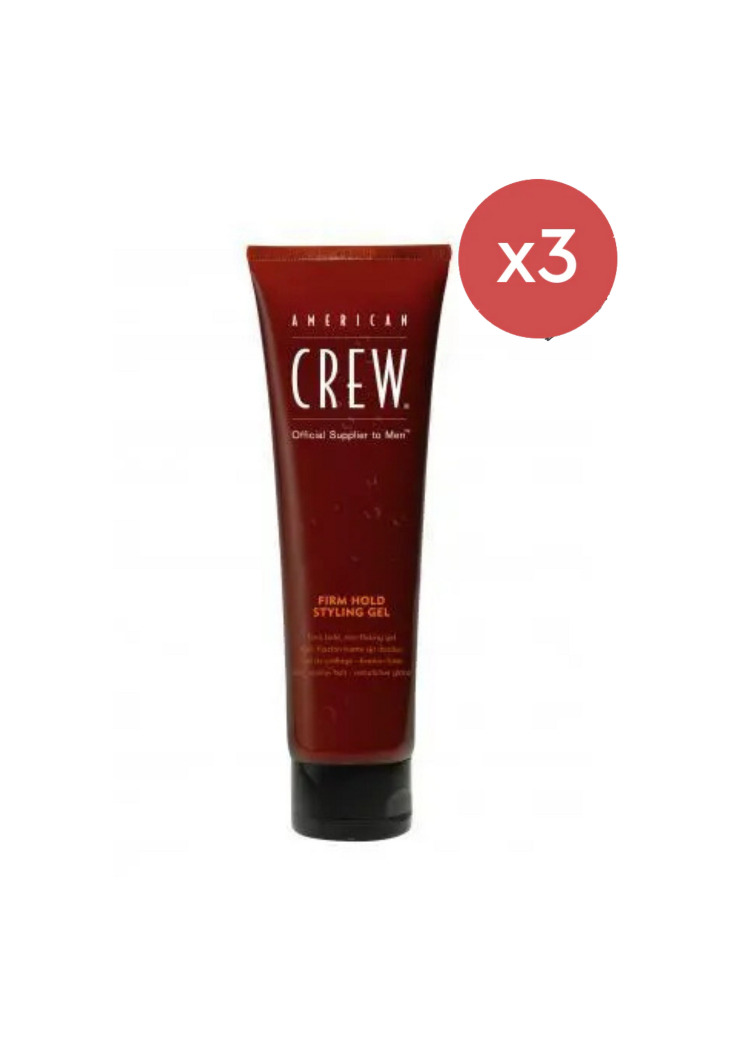 American Crew Firm Hold Styling Gel 250ml Trio - Salon Warehouse