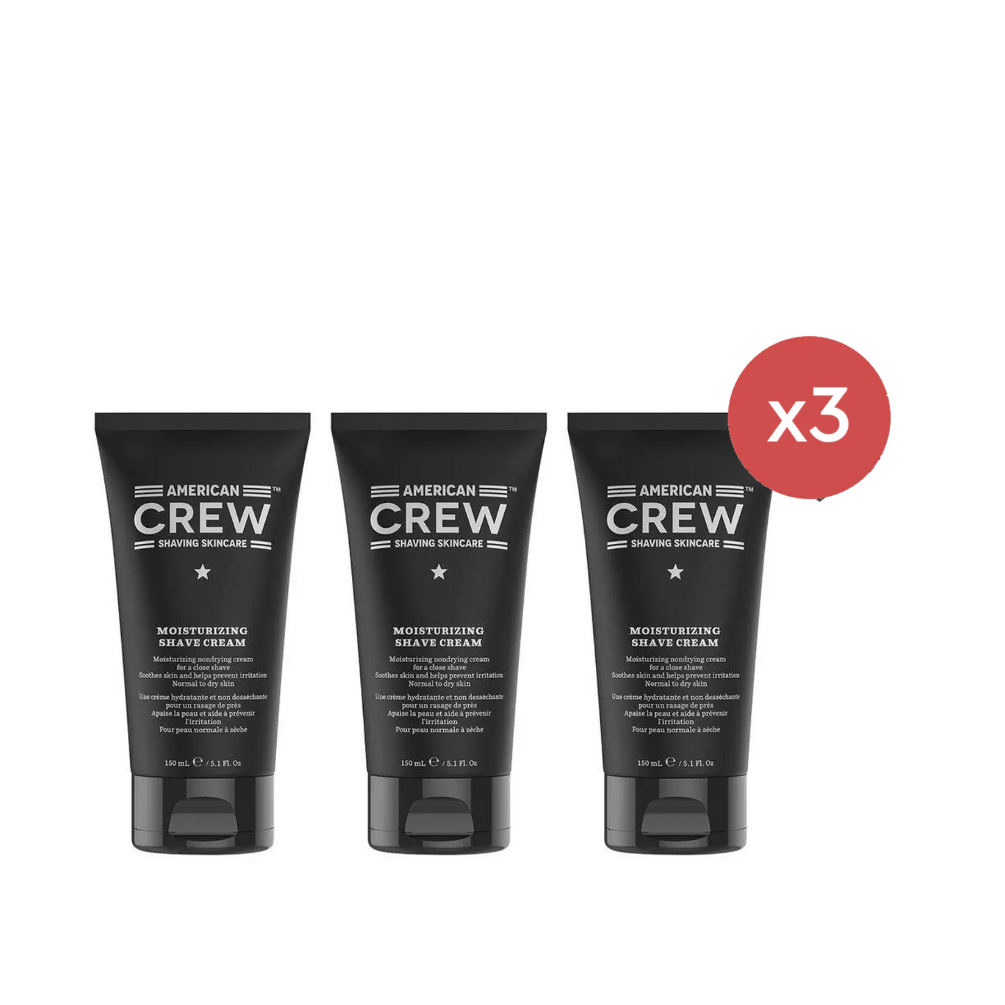 American Crew Moisturising Shave Cream 150ml Trio - Salon Warehouse