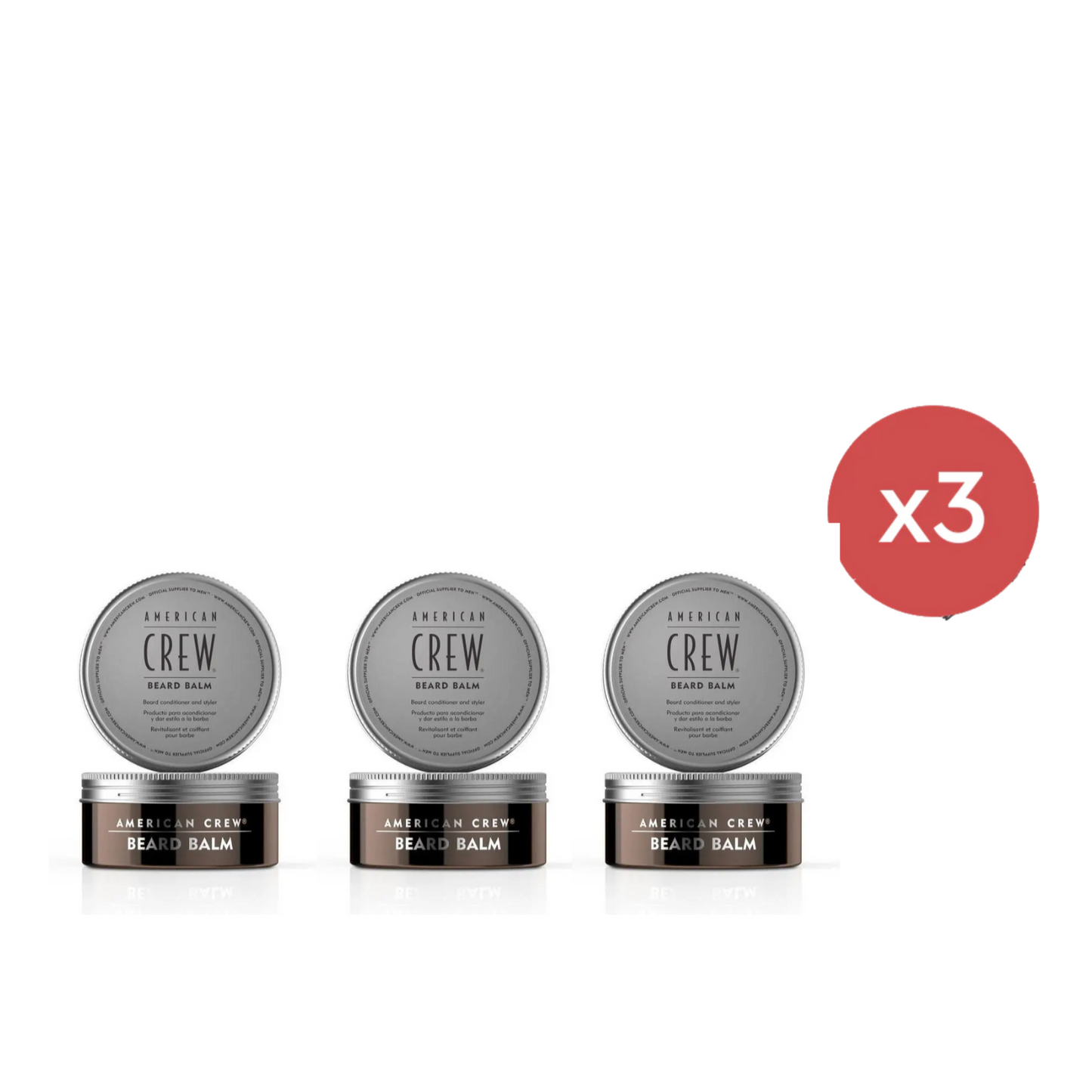 American Crew Beard Balm 60g Trio - Salon Warehouse