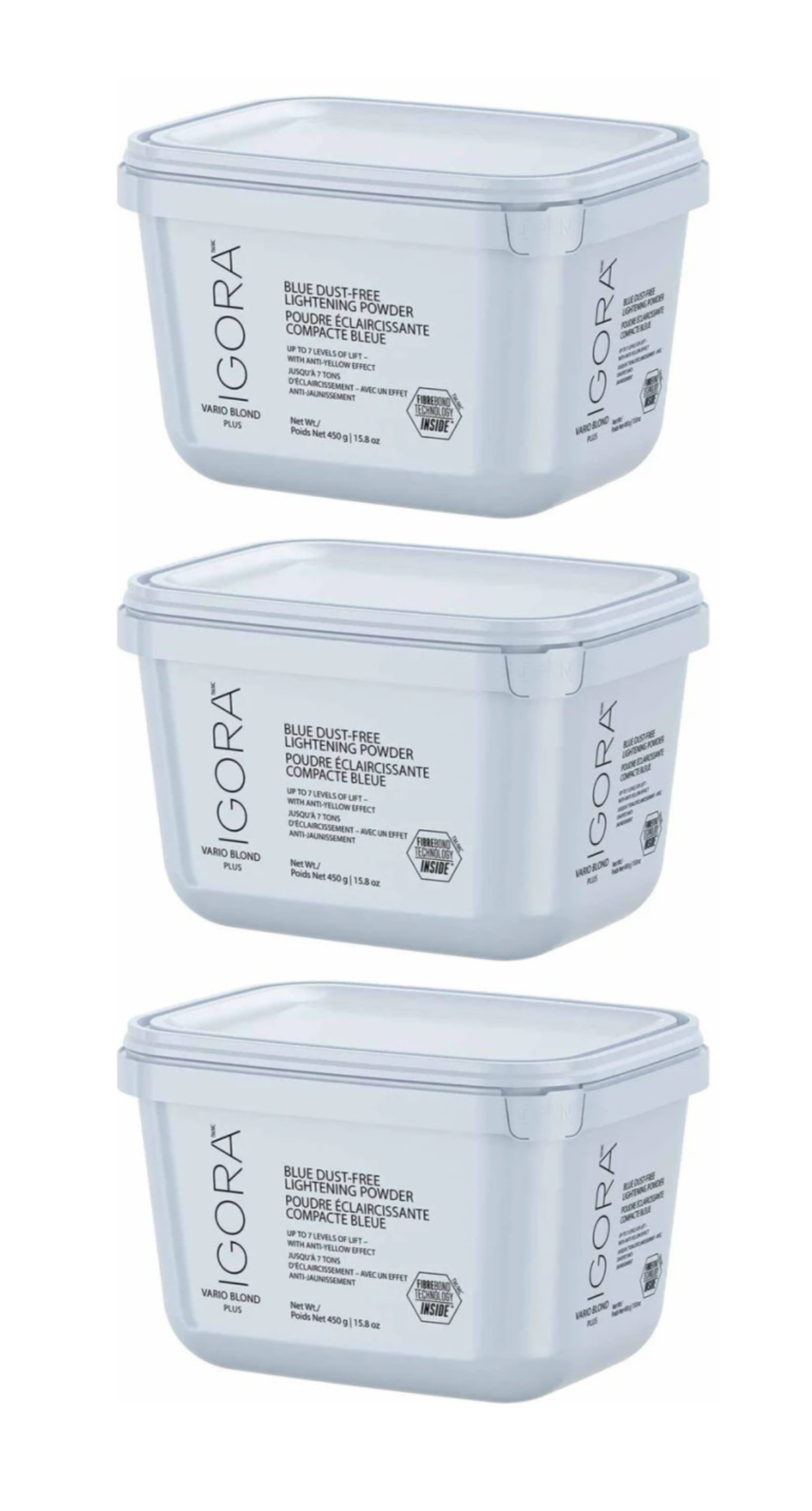 Schwarzkopf Igora Vario Blonde Plus Blue 450g Trio - Salon Warehouse