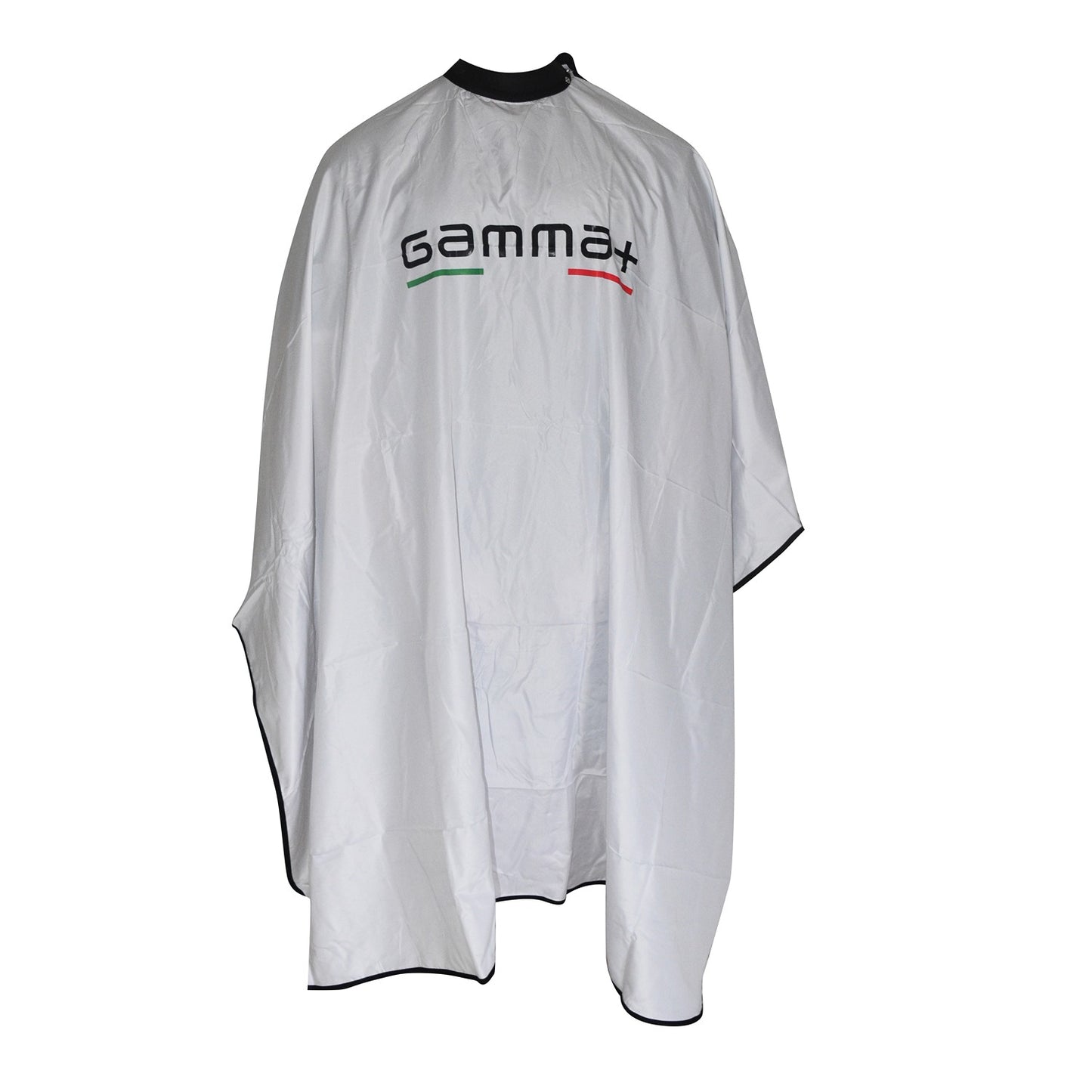 Gamma+ Barber Cape with Silicone Collar (White)