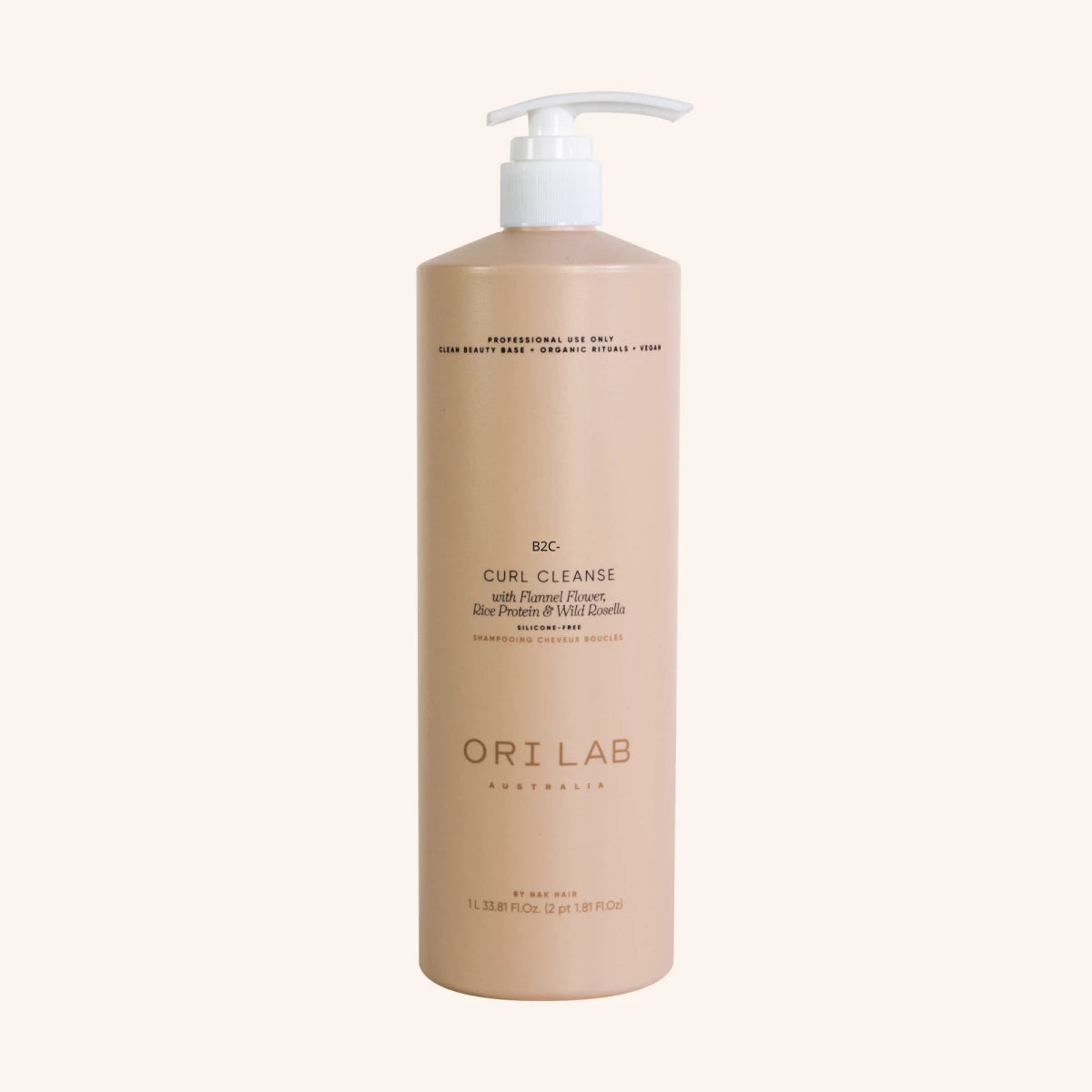 NAK Hair ORI LAB Curl Cleanse 1000ml - Salon Warehouse