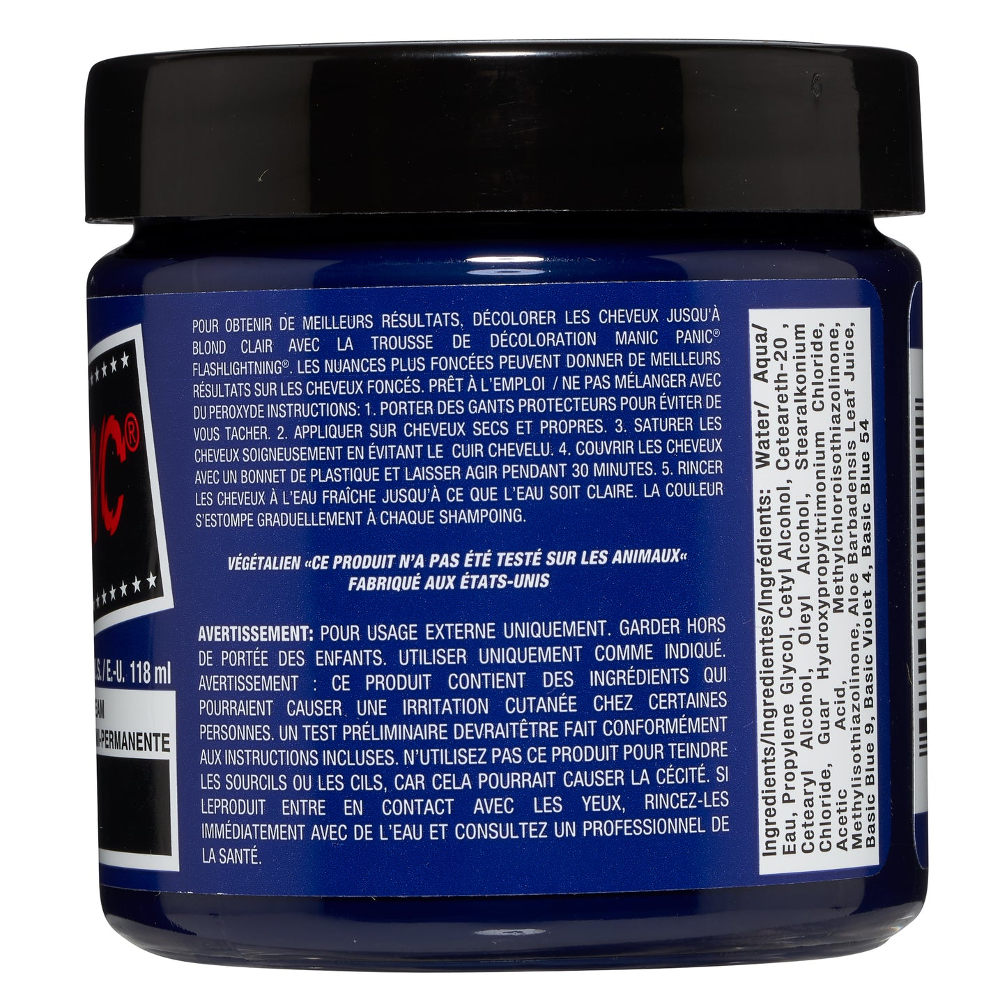 Manic Panic After Midnight Jar 118ml - Salon Warehouse