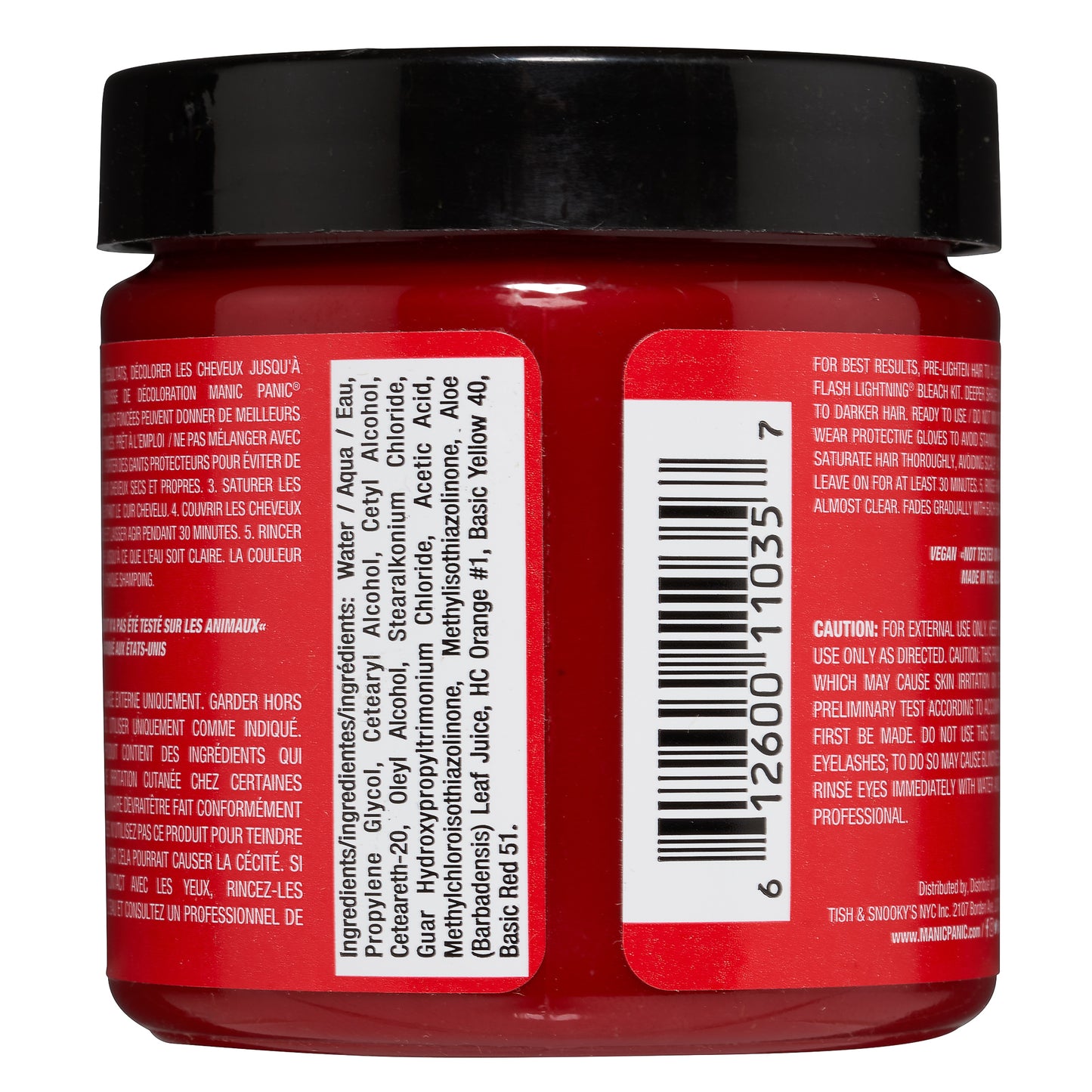 Manic Panic Rock N Roll Red Jar 118ml - Salon Warehouse