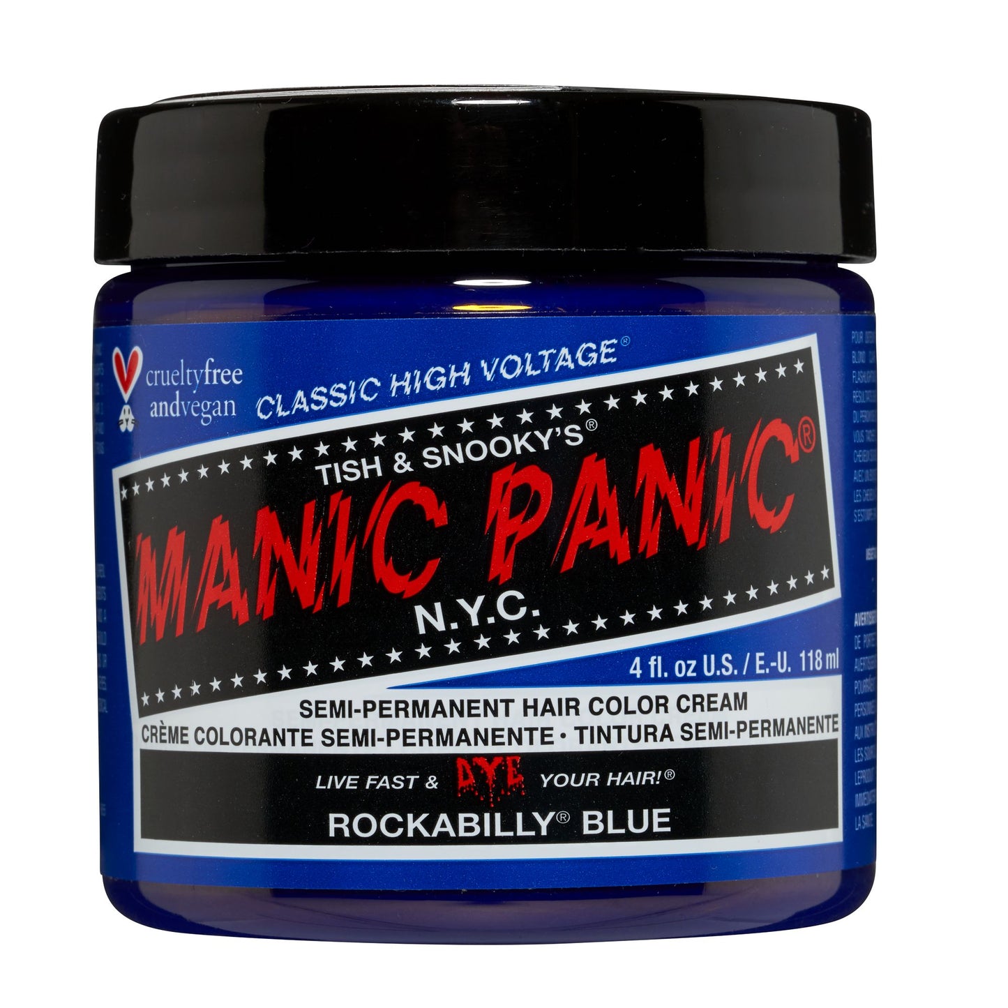 Manic Panic Rockabilly Blue Jar 118ml - Salon Warehouse