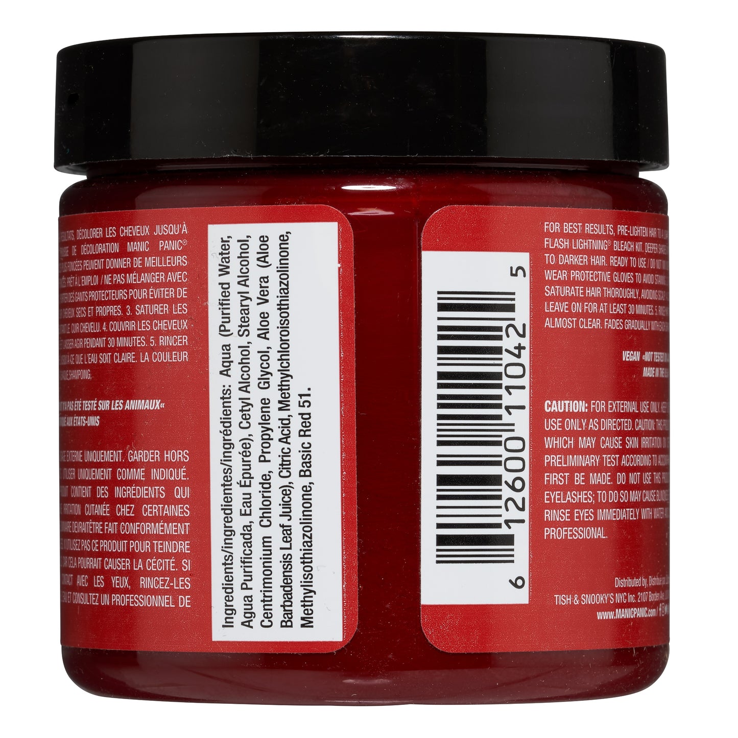 Manic Panic Vampires Kiss Jar 118ml - Salon Warehouse