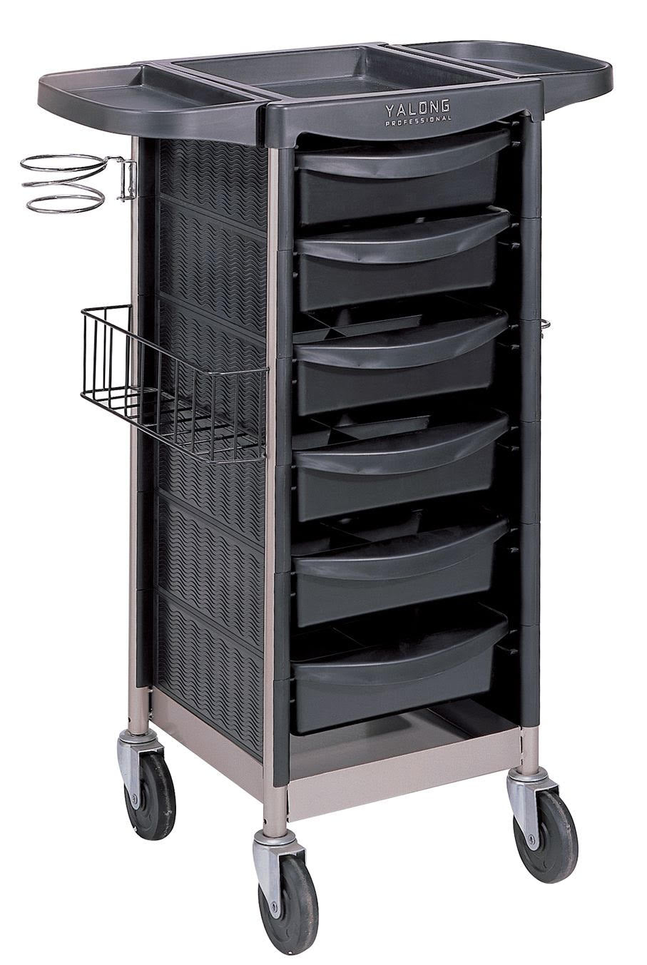 Sterling Professional Hairdressing Trolley – Salon Storage Cart with Drawers & Tool Holders