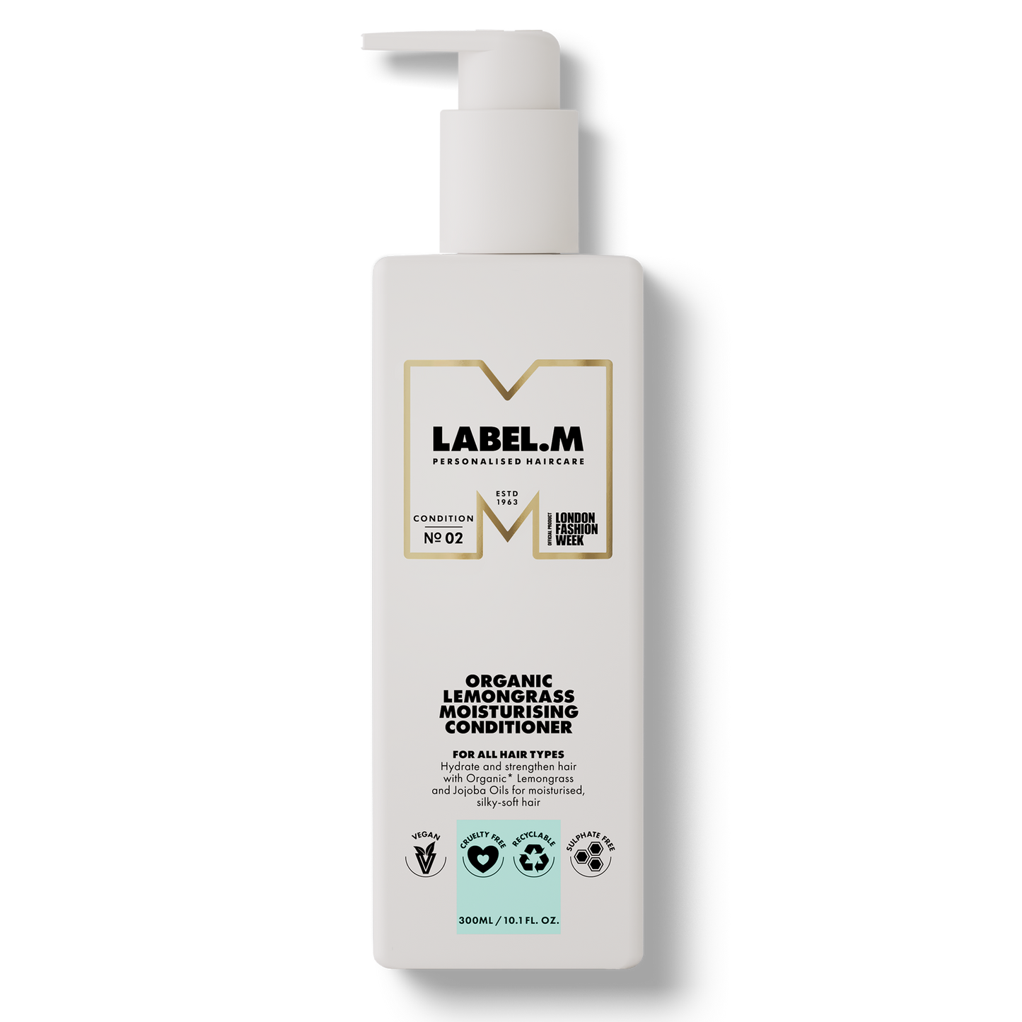 LABEL.M Organic Lemongrass Moisturising Conditioner - 300ml