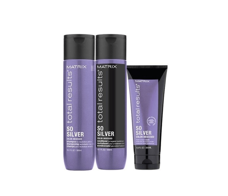 Matrix Total Results Color Obsessed So Silver Trio