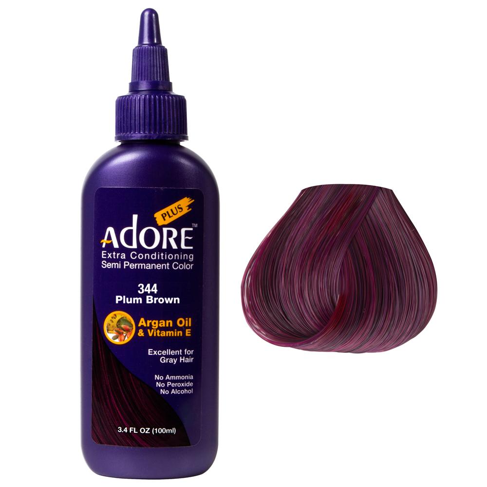 Adore Plus Semi Permanent Color Plum Brown - Salon Warehouse
